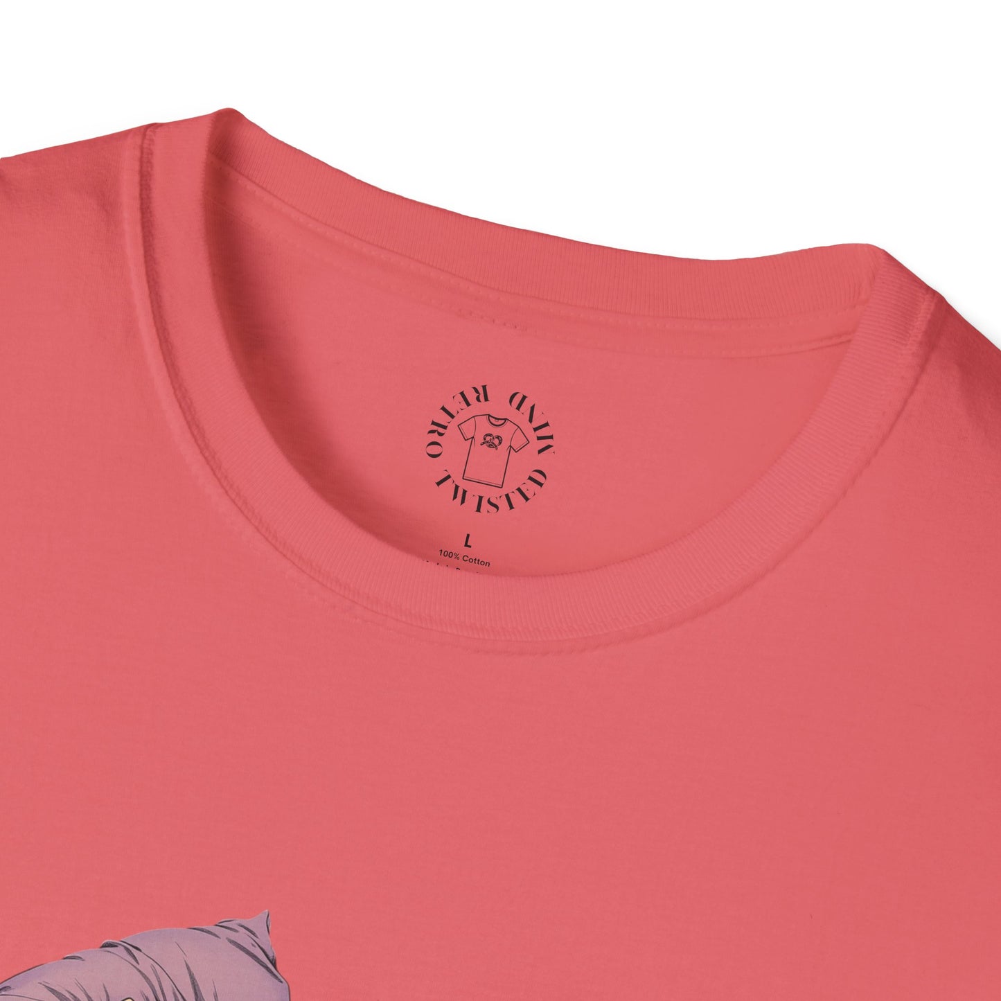 Follow your dream,Go Back to Bed Unisex Softstyle T-Shirt - Sleepy Vibe Tee,