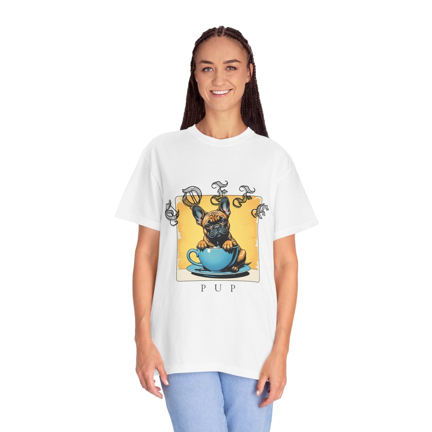 Playful Pup Unisex Garment-Dyed T-Shirt