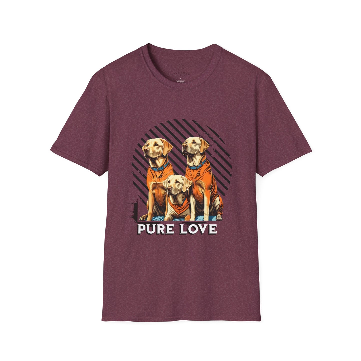 Pure Love Dogs Unisex Softstyle T-Shirt - Perfect Gift for Dog Lovers
