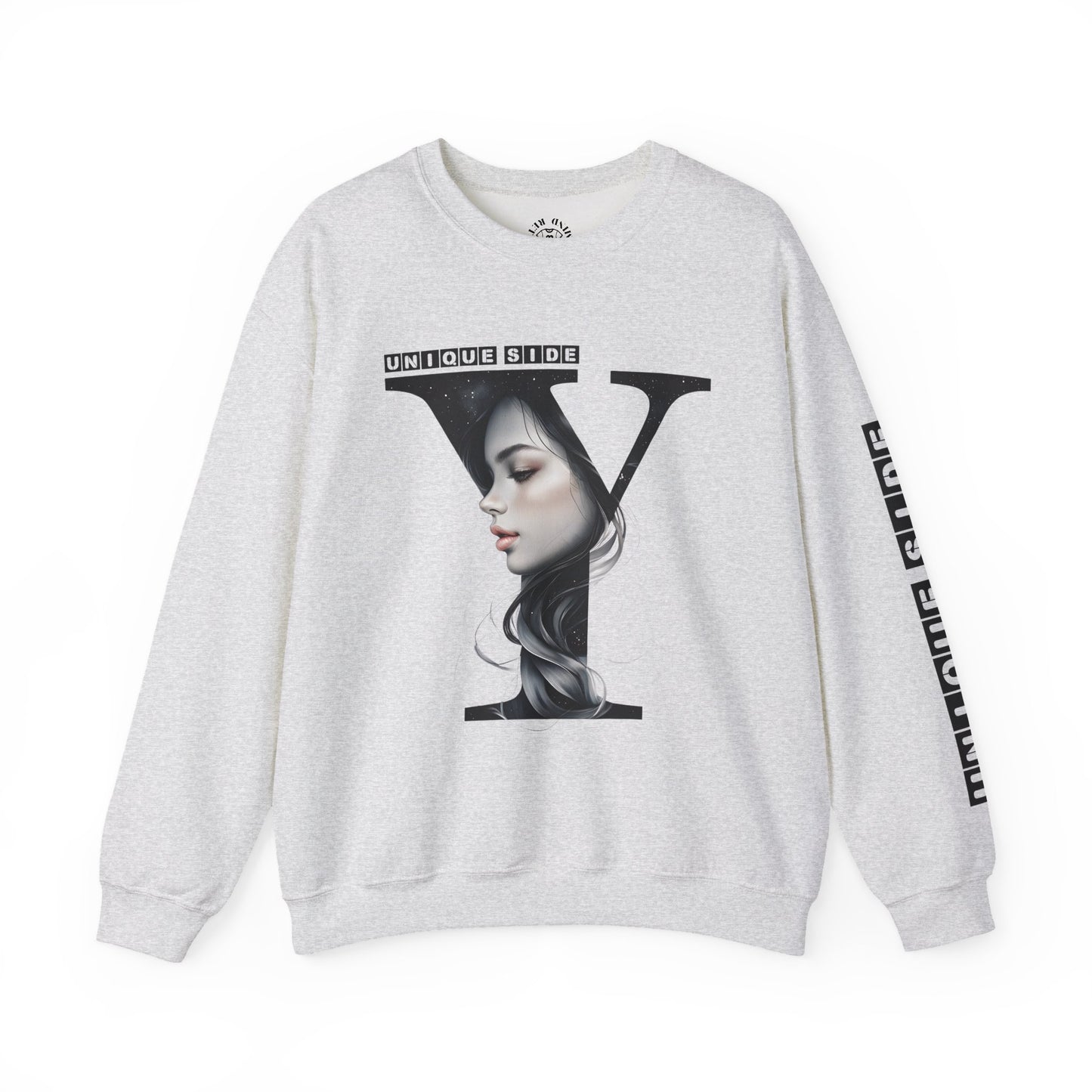 Letter Y, Stylish Artistic Sweatshirt, Trendy Crewneck, Graphic Sweater, Cozy Unisex Top, Unique Gift for Art Lovers, Everyday Comfort