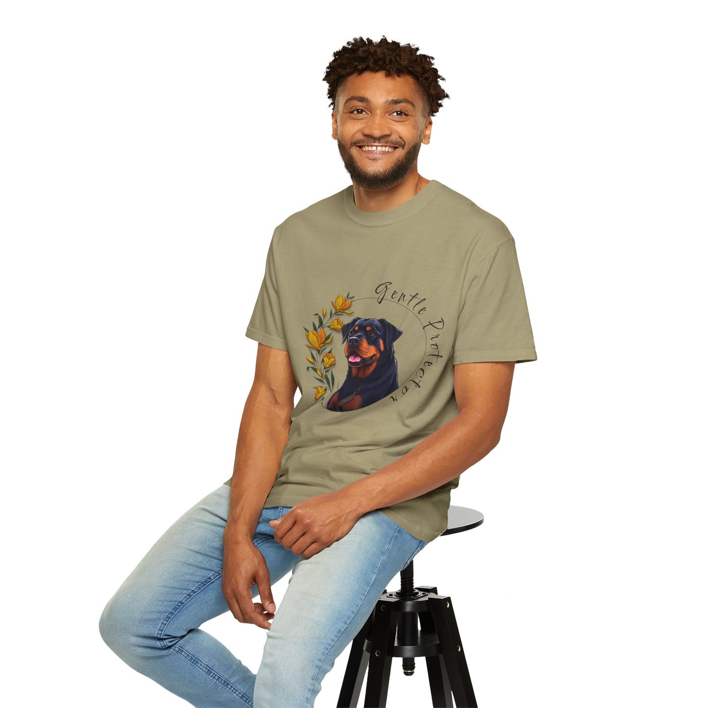 Gentle Protector Unisex Garment-Dyed T-Shirt - Dog Lover Apparel