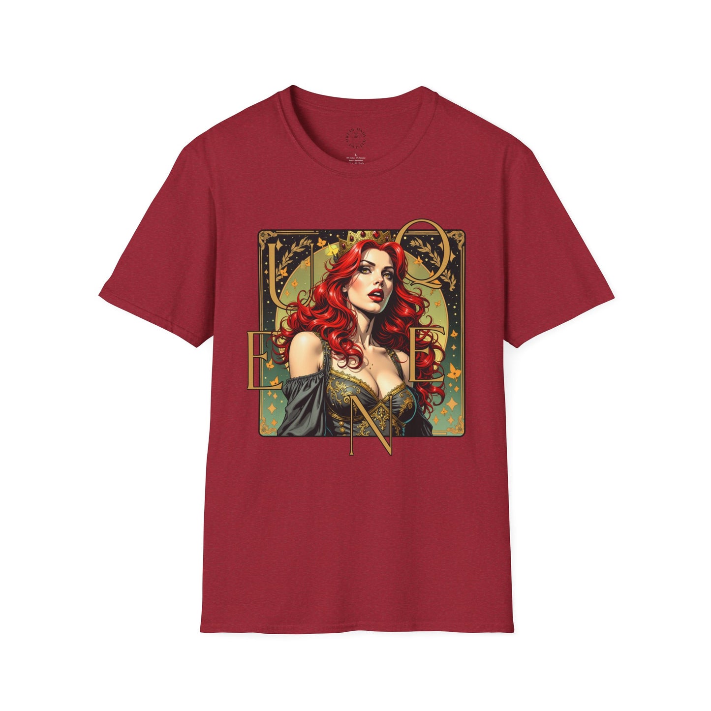 Enchanting Queen Graphic Unisex Softstyle T-Shirt,queen,girl