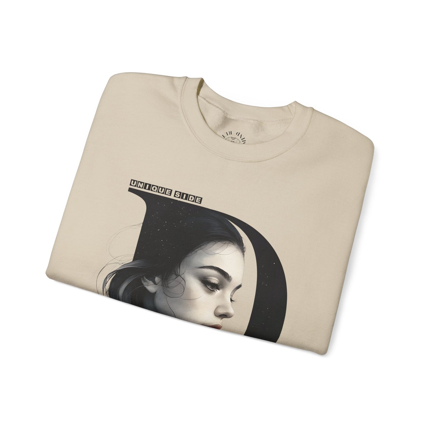 Letter D,Stylish Artistic Sweatshirt, Trendy Crewneck, Graphic Sweater, Cozy Unisex Top, Unique Gift for Art Lovers, Everyday Comfort