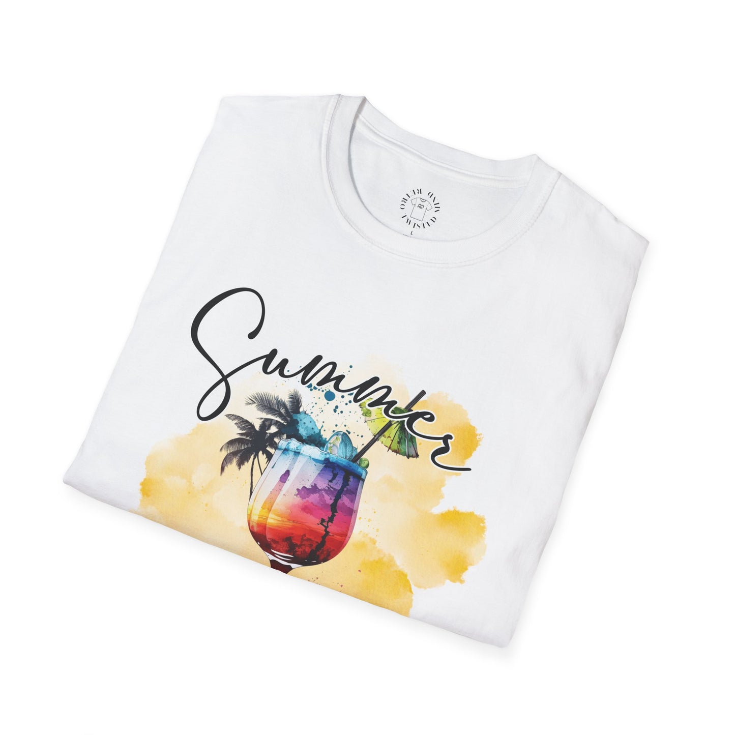Summer Colors T-Shirt, Unisex Tee for Beach Days, Vacation Style, Summer Outing, Travel Shirt, Gift for Him/Her