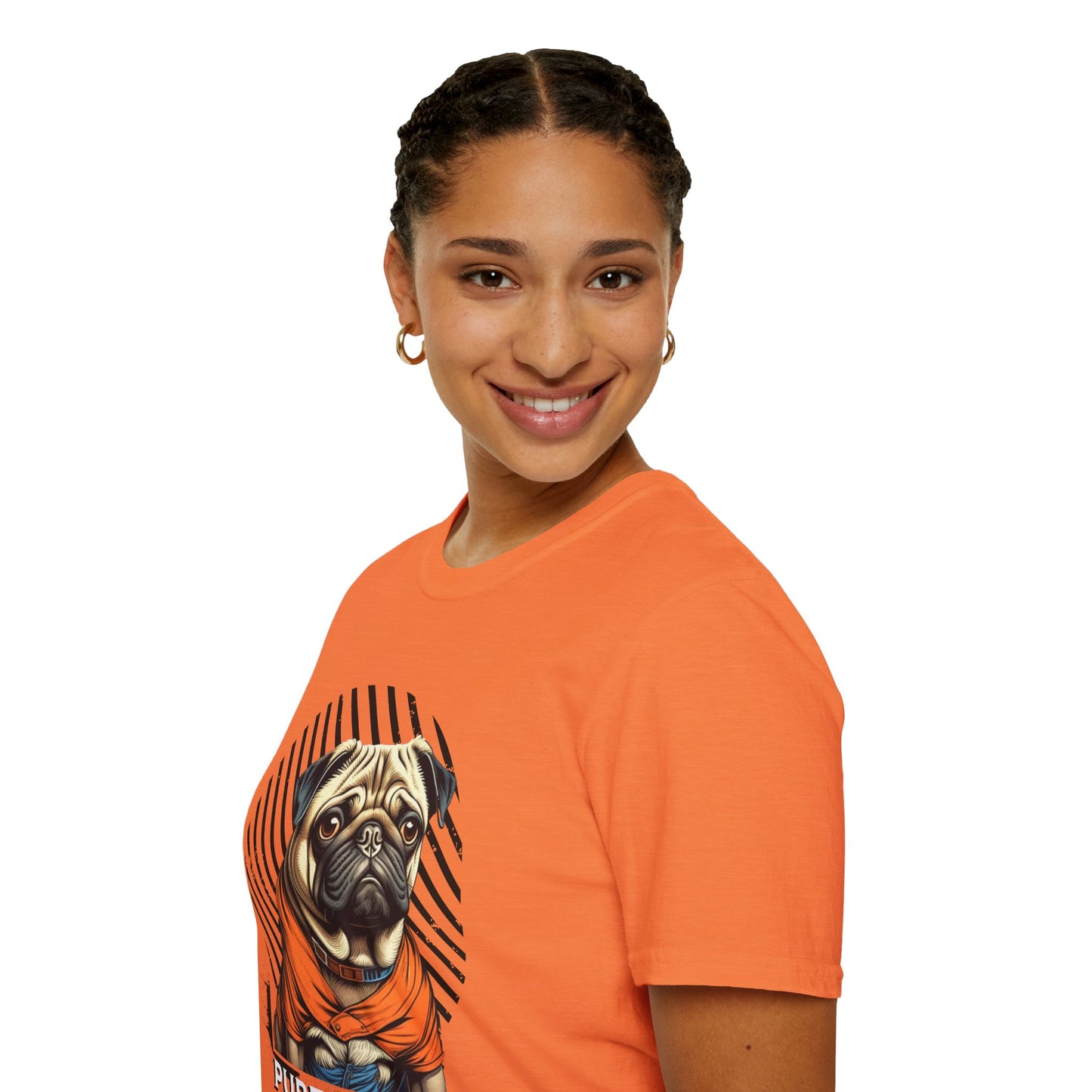 Pure Love Pug Unisex Softstyle T-Shirt