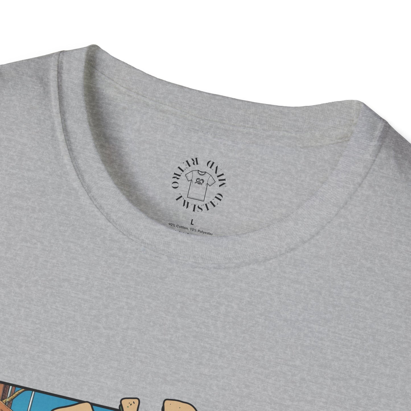 Florida Alligator Unisex Softstyle T-Shirt - Retro Vibe Casual Tee,vacation ,florida,