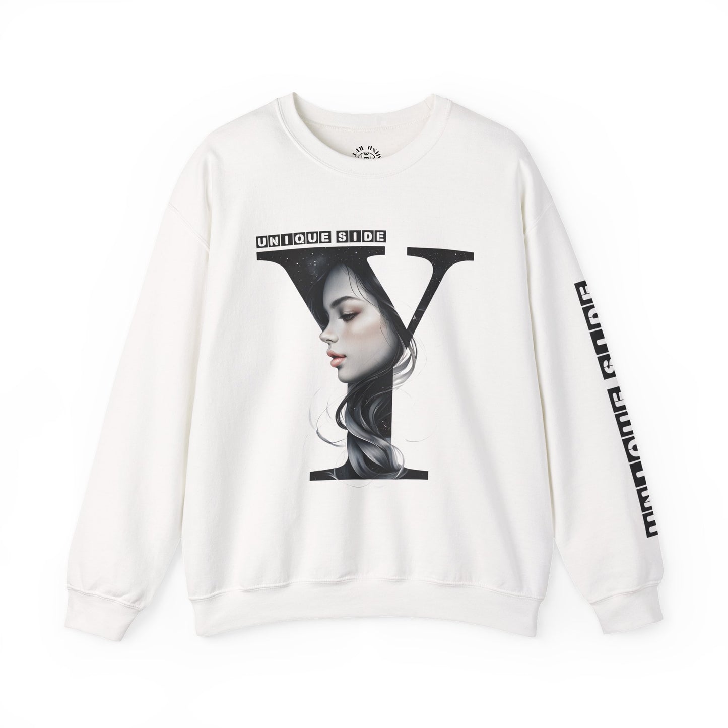 Letter Y, Stylish Artistic Sweatshirt, Trendy Crewneck, Graphic Sweater, Cozy Unisex Top, Unique Gift for Art Lovers, Everyday Comfort