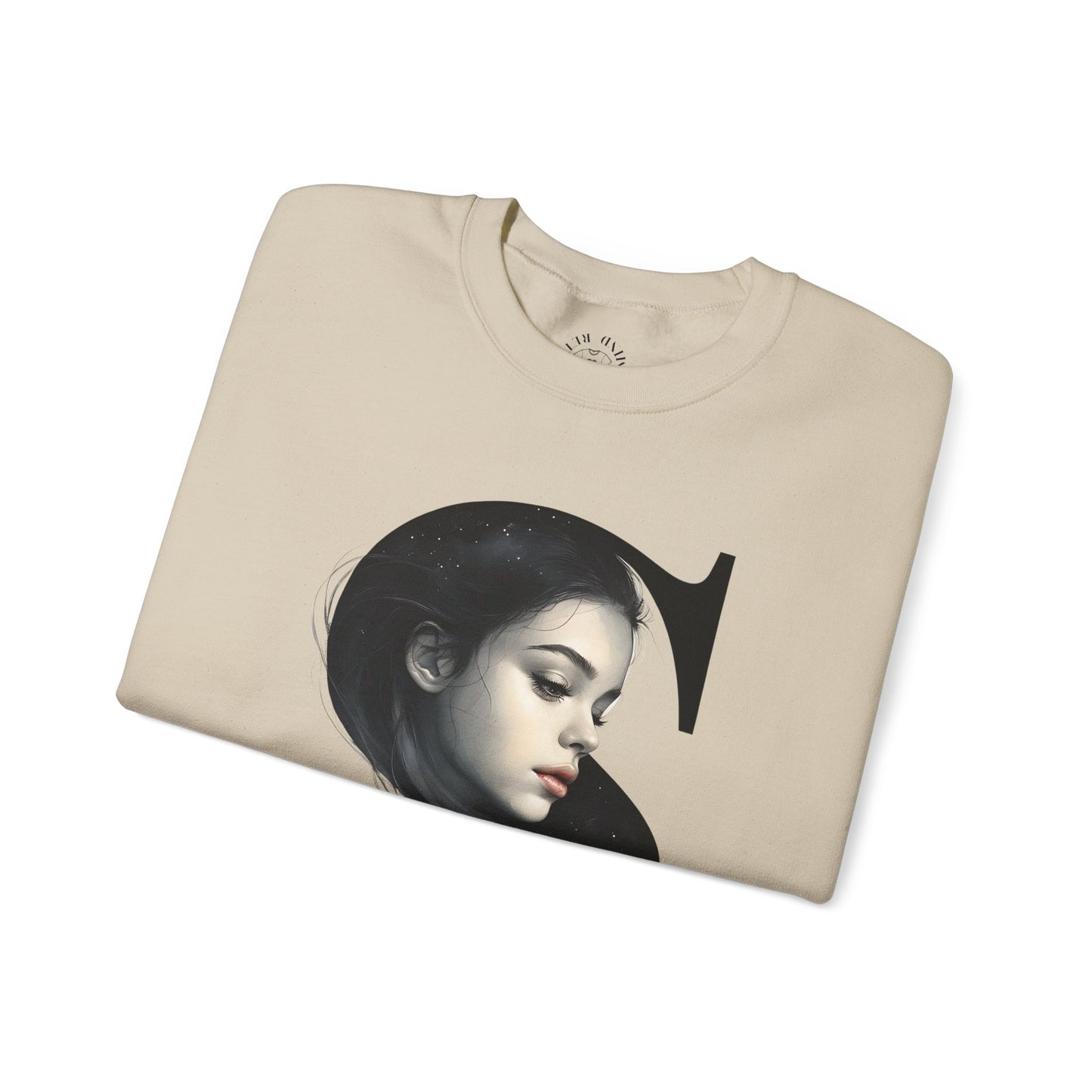 Letter S, Stylish Artistic Sweatshirt, Trendy Crewneck, Graphic Sweater, Cozy Unisex Top, Unique Gift for Art Lovers, Everyday Comfort