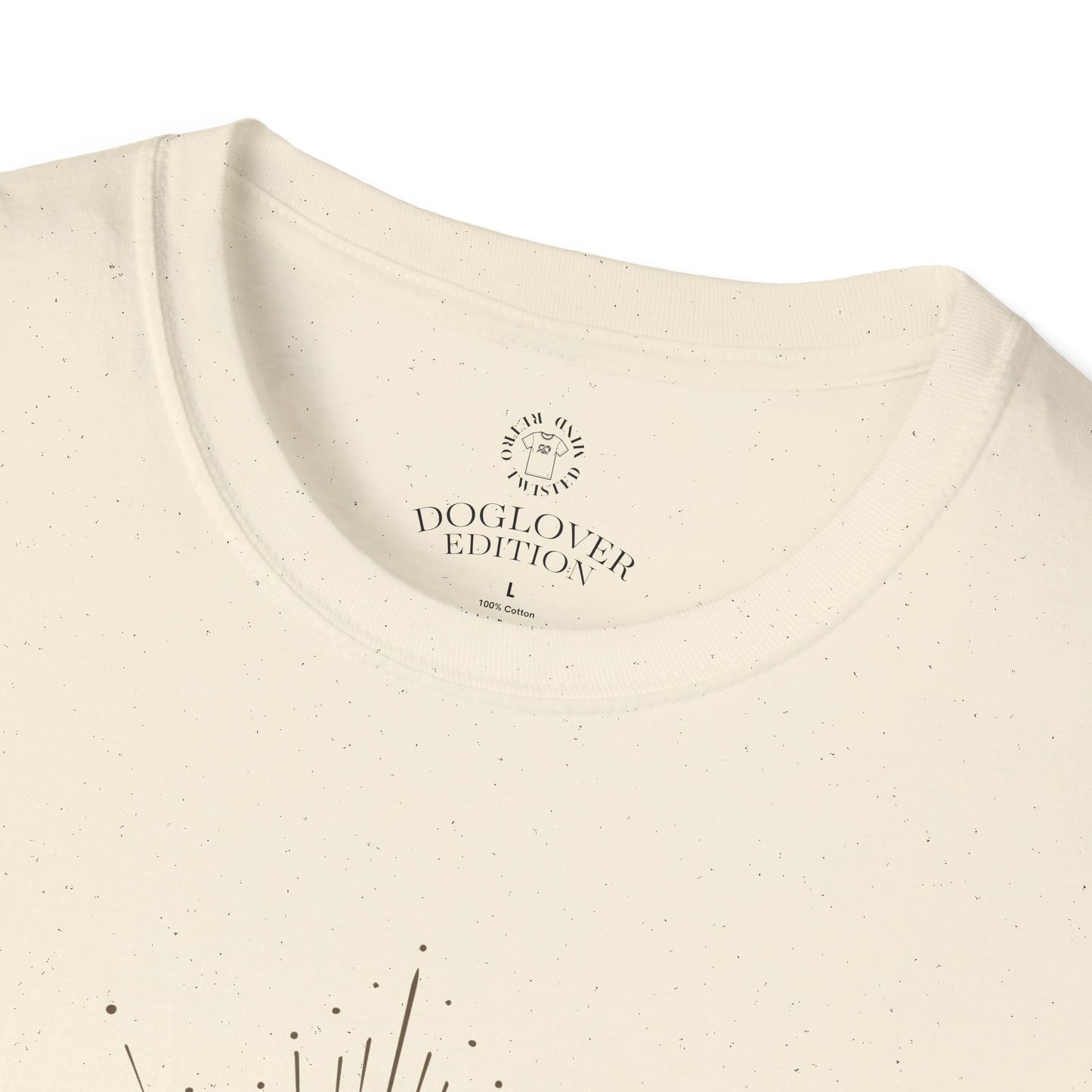 Golden Heart Unisex Softstyle T-Shirt - Perfect Gift for Dog Lovers