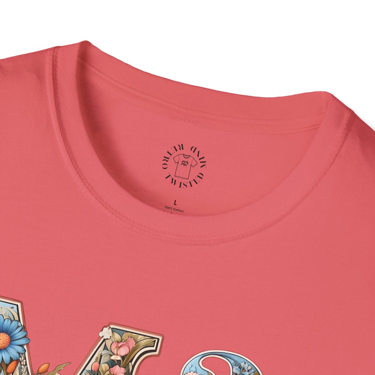 Floral Mama Unisex T-Shirt, Softstyle Tee, Casual Wear, Gift for Mother day,mama