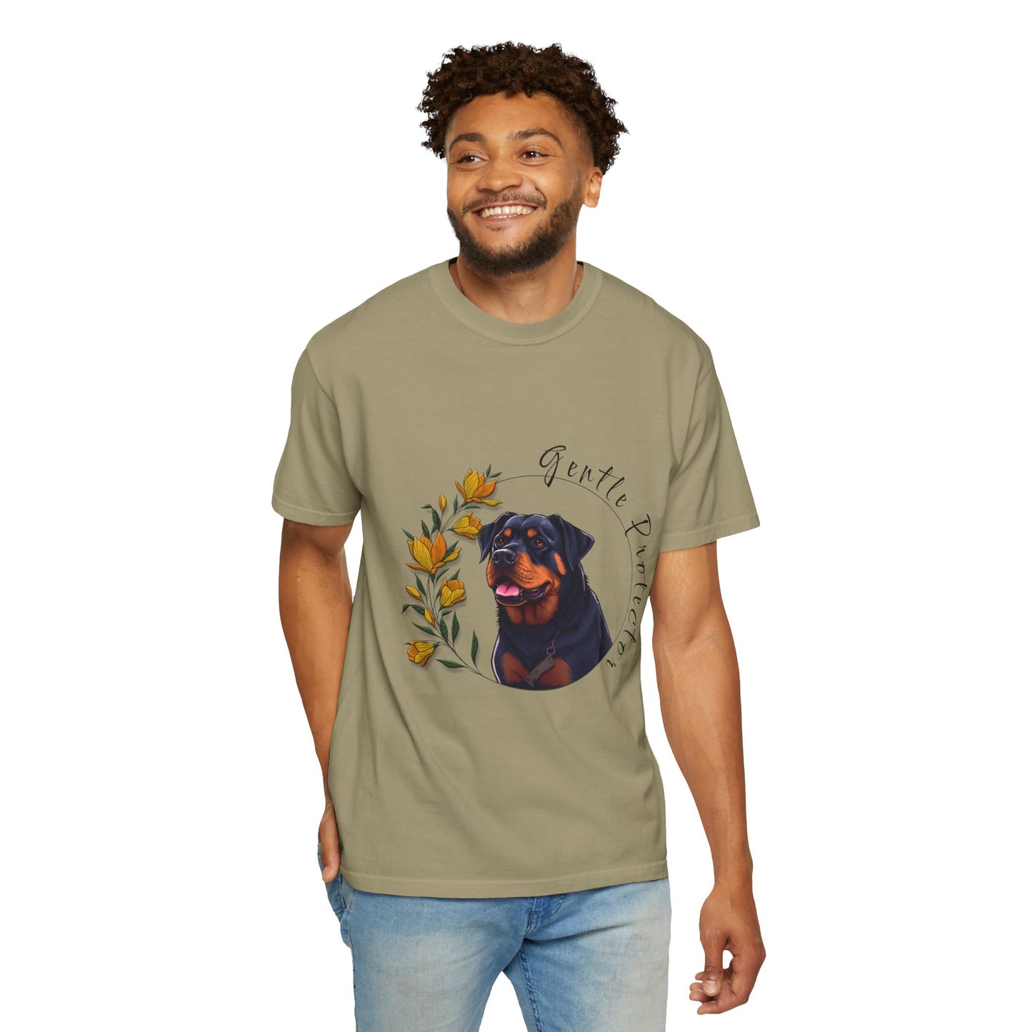 Gentle Protector Unisex Garment-Dyed T-Shirt - Dog Lover Apparel