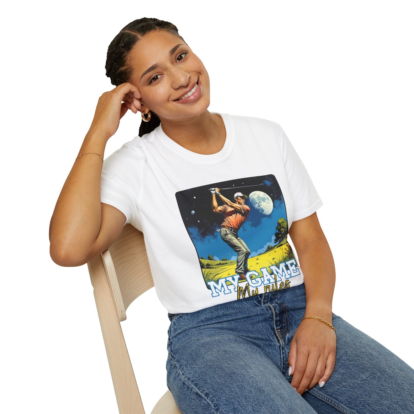 My Game My Rules,Unisex Softstyle T-Shirt,sport