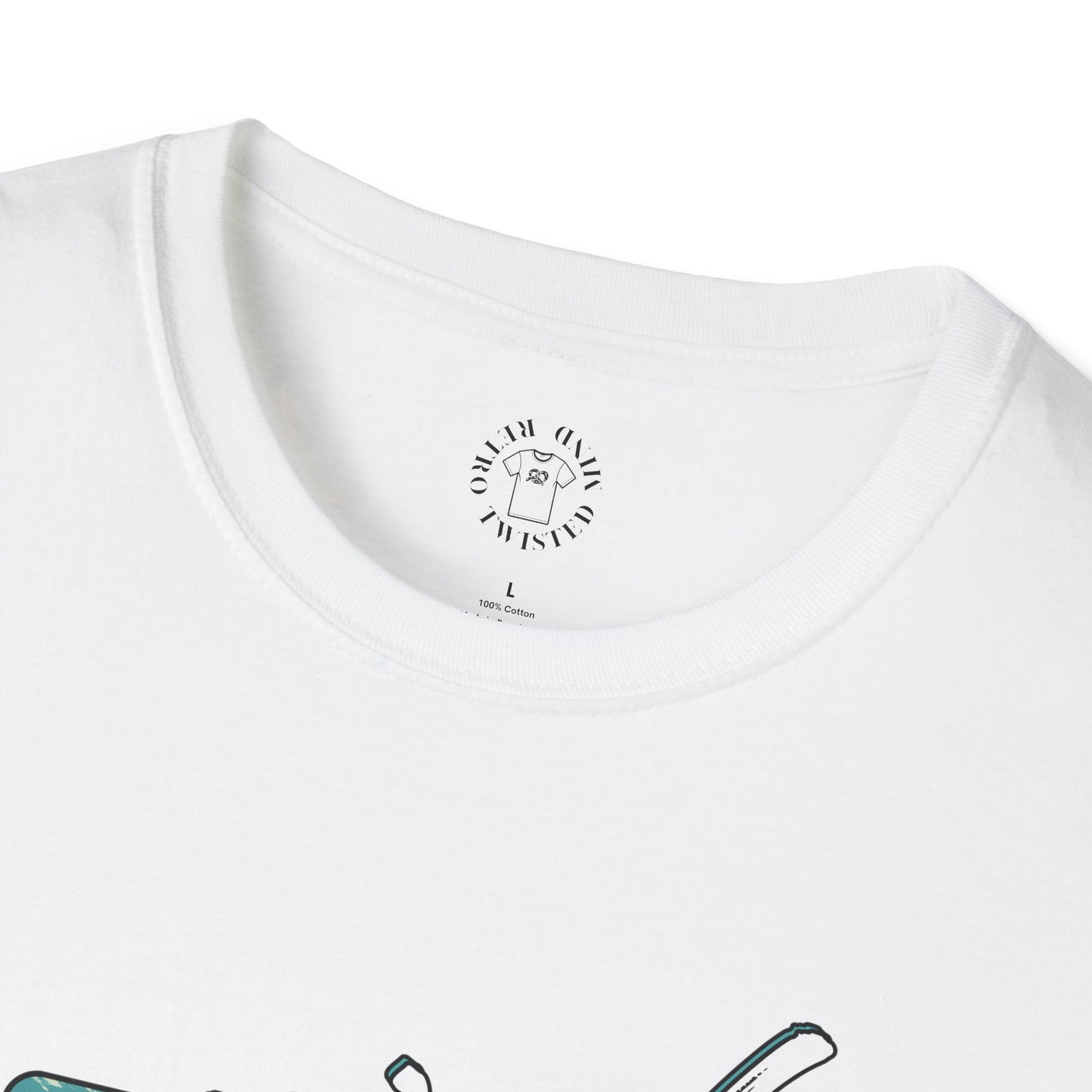 Florida Vibe Unisex Softstyle T-Shirt - Casual Beachwear Tee, manatee