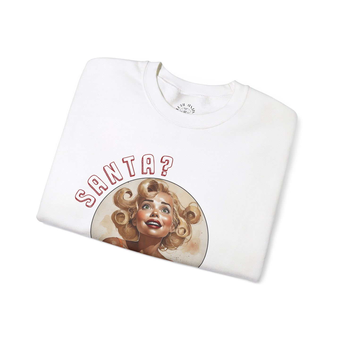 Funny Cookie Lover Sweatshirt - Retro Design - Santa? Christmas