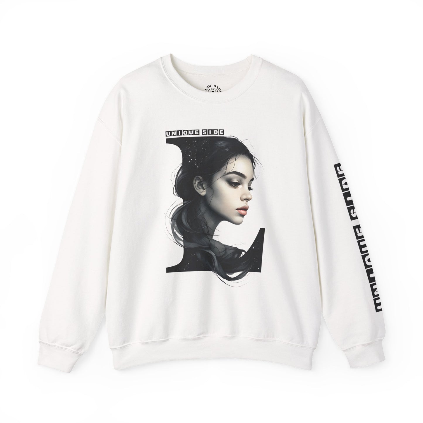 Letter L, Stylish Artistic Sweatshirt, Trendy Crewneck, Graphic Sweater, Cozy Unisex Top, Unique Gift for Art Lovers, Everyday Comfort