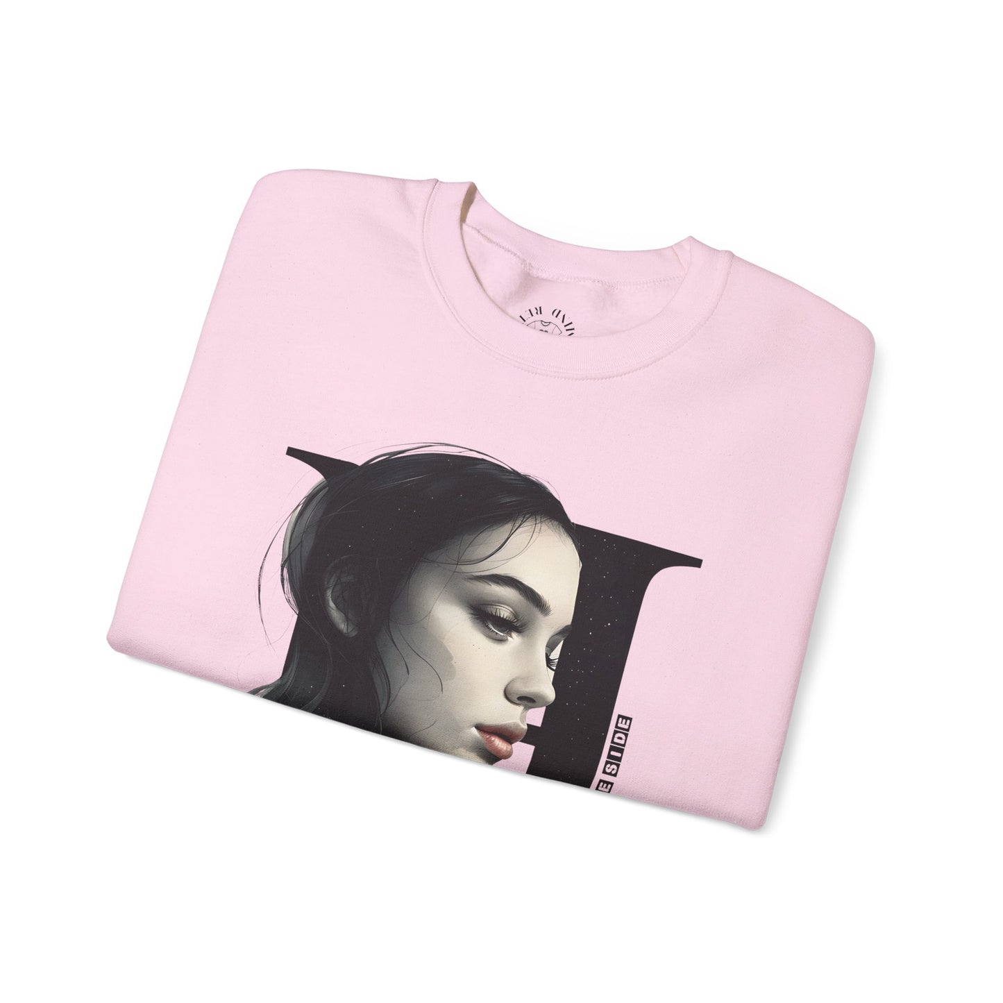 Letter H, Stylish Artistic Sweatshirt, Trendy Crewneck, Graphic Sweater, Cozy Unisex Top, Unique Gift for Art Lovers, Everyday Comfort
