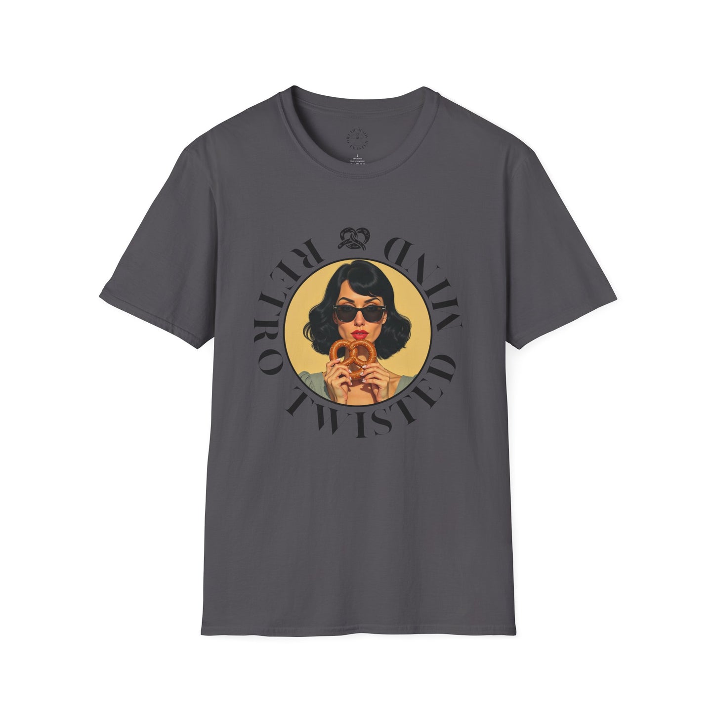 Twisted Mind, Unisex Softstyle T-Shirt - Retro Vibe Graphic Tee, twisted