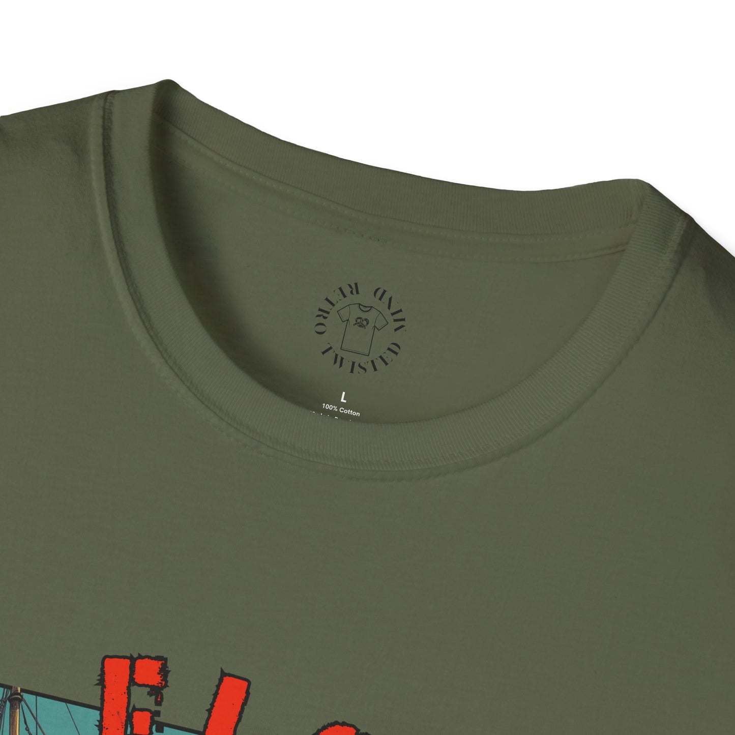 Florida Chill Unisex Softstyle T-Shirt | Vintage Beach Vibe Tee, manatee