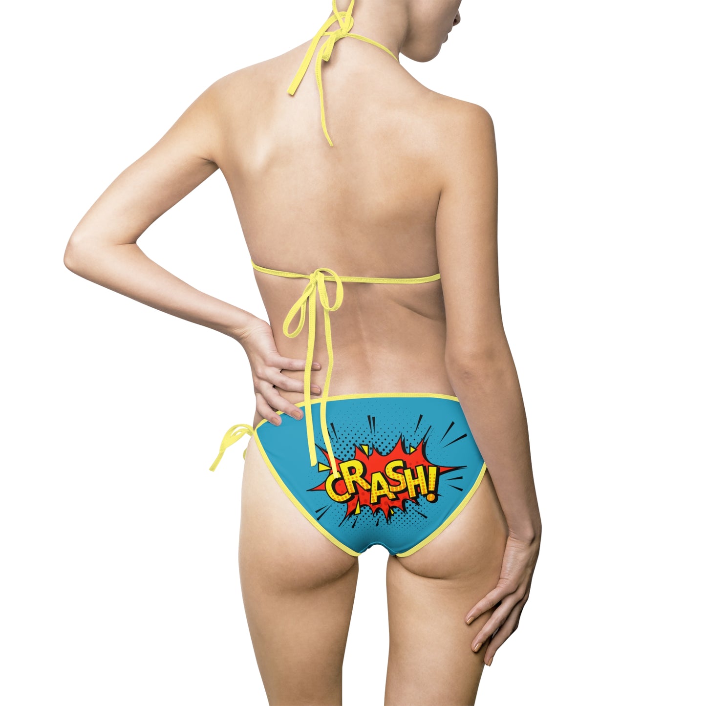 Bee-themed Women's Bikini Swimsuit - Fun Summer Swimwear