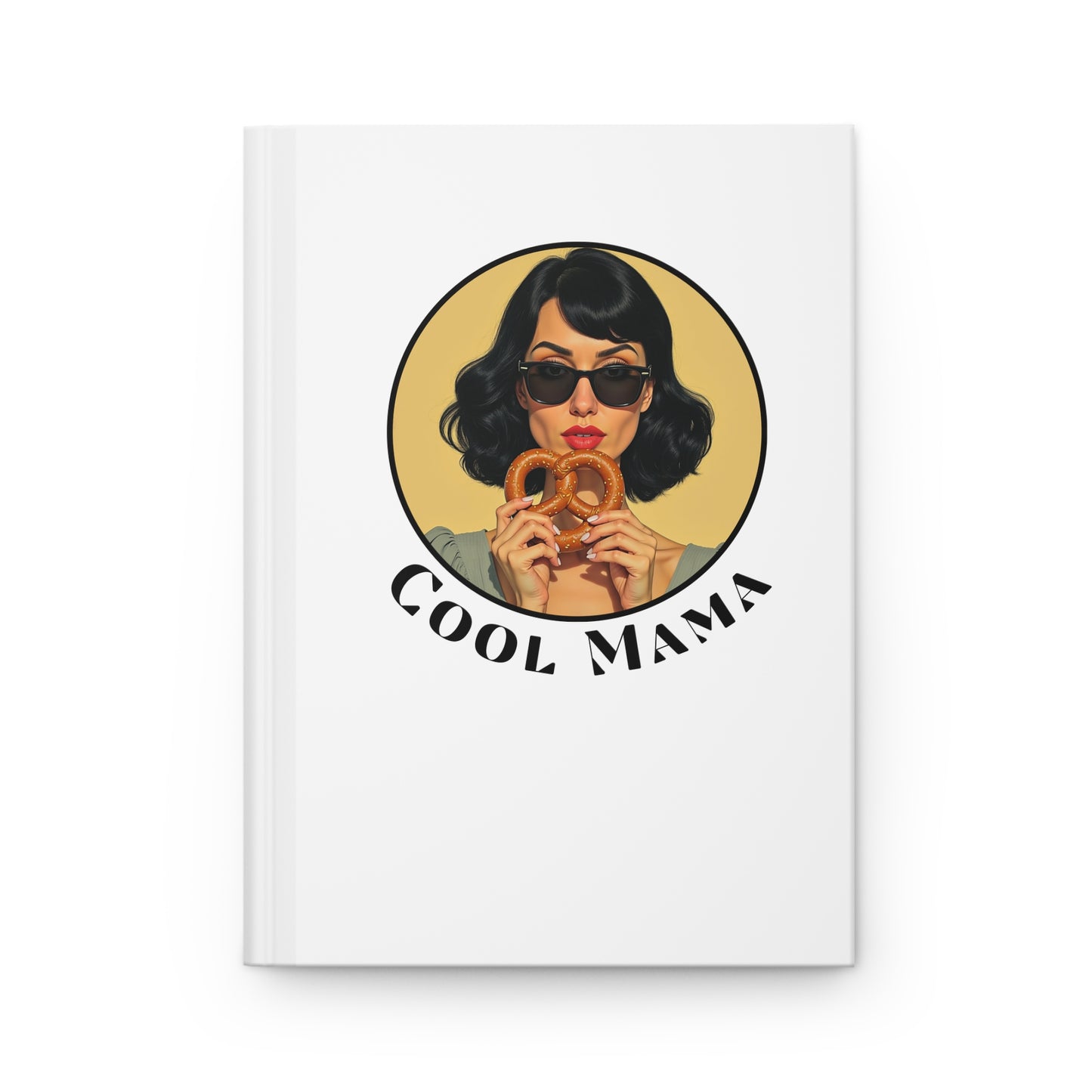 Vintage Cool Mama Hardcover Journal - Perfect Gift for Moms, Stylish Notebook, Recipe Planner, Writing Journal, Travel Diary