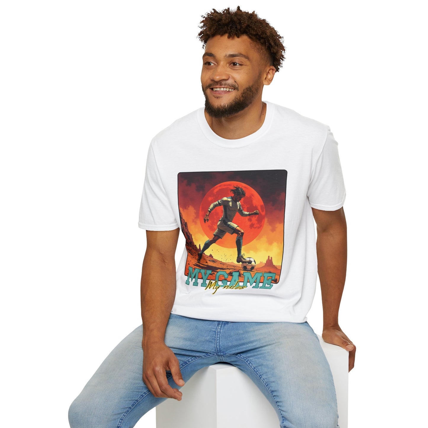 My Game My Rules Unisex Softstyle T-Shirt,soccer ,sport