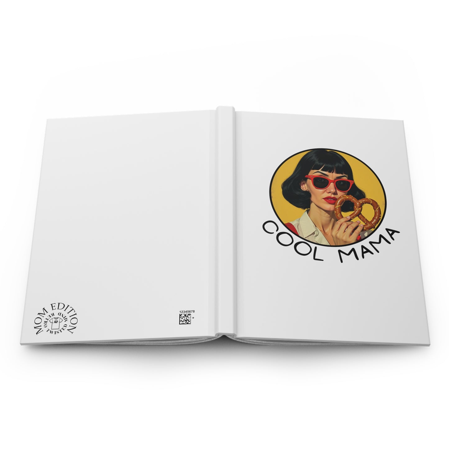 Cool Mama Hardcover Journal - Chic Gift for Moms, Creative Notebook, Stylish Diary, Journaling, Unique Mom Gift