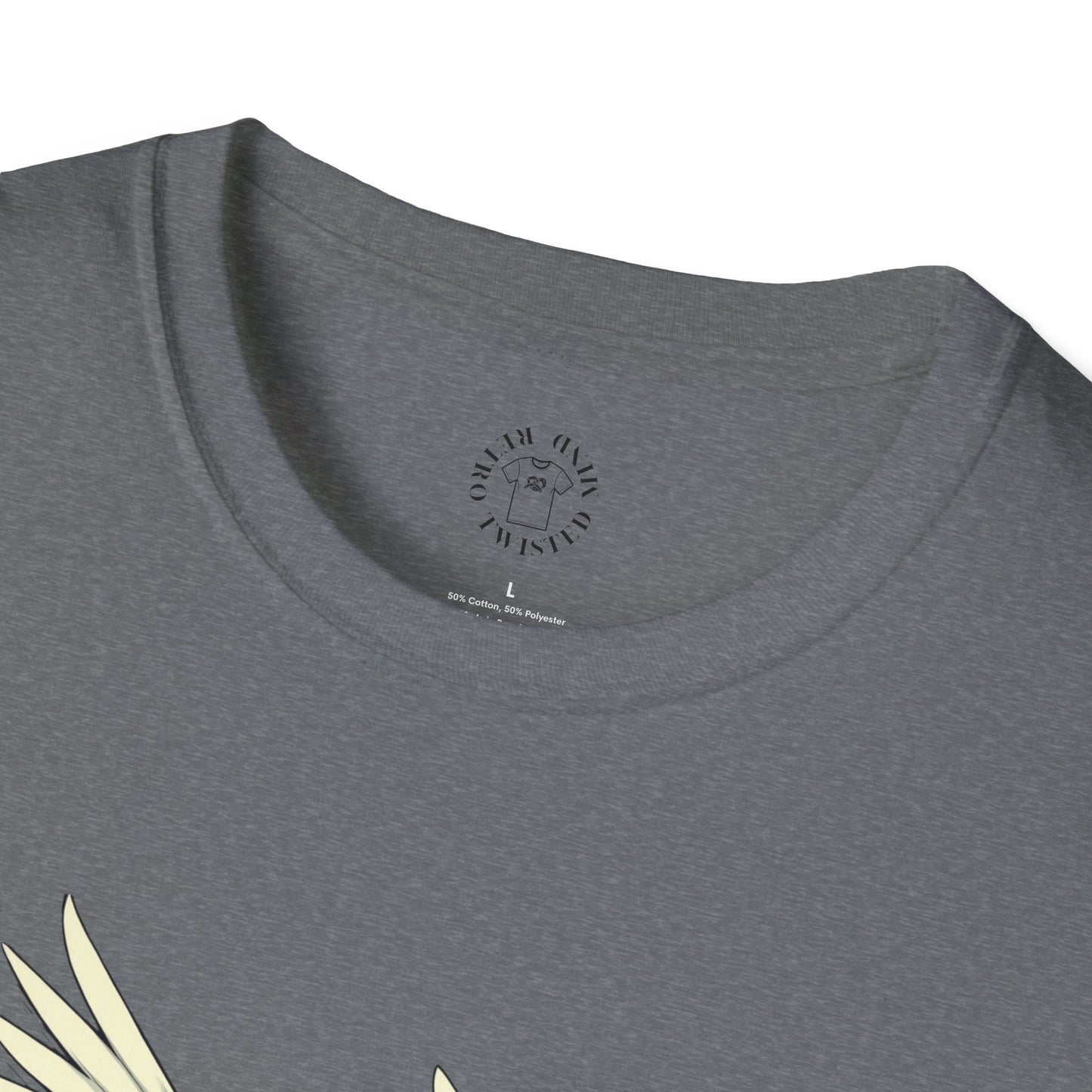 Hopeful Wings Unisex Softstyle T-Shirt - Inspirational Graphic Tee,dove,twisted