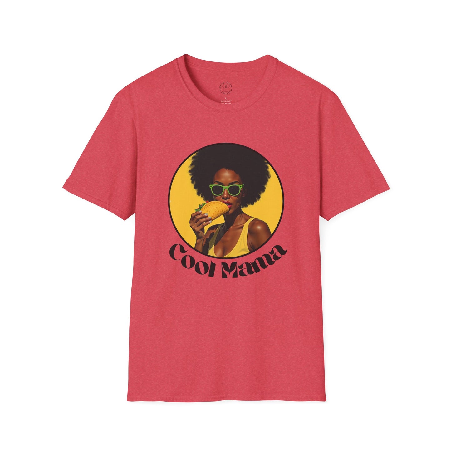 Cool Mama Unisex Softstyle T-Shirt - Fun & Funky Graphic Tee for Moms,mom