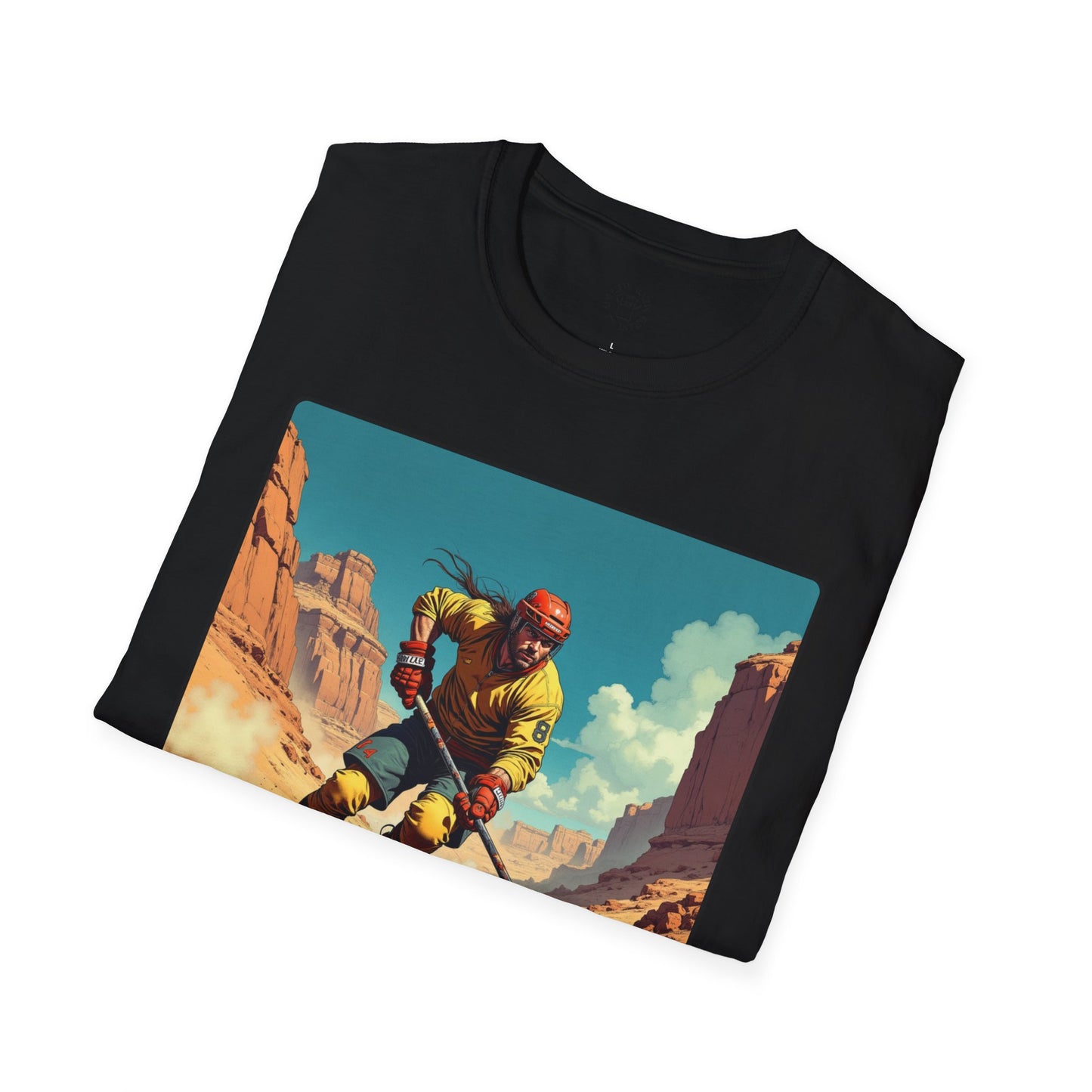 Retro Gamer Unisex Softstyle T-Shirt - 'My Game, My Rules' hockey ,sport