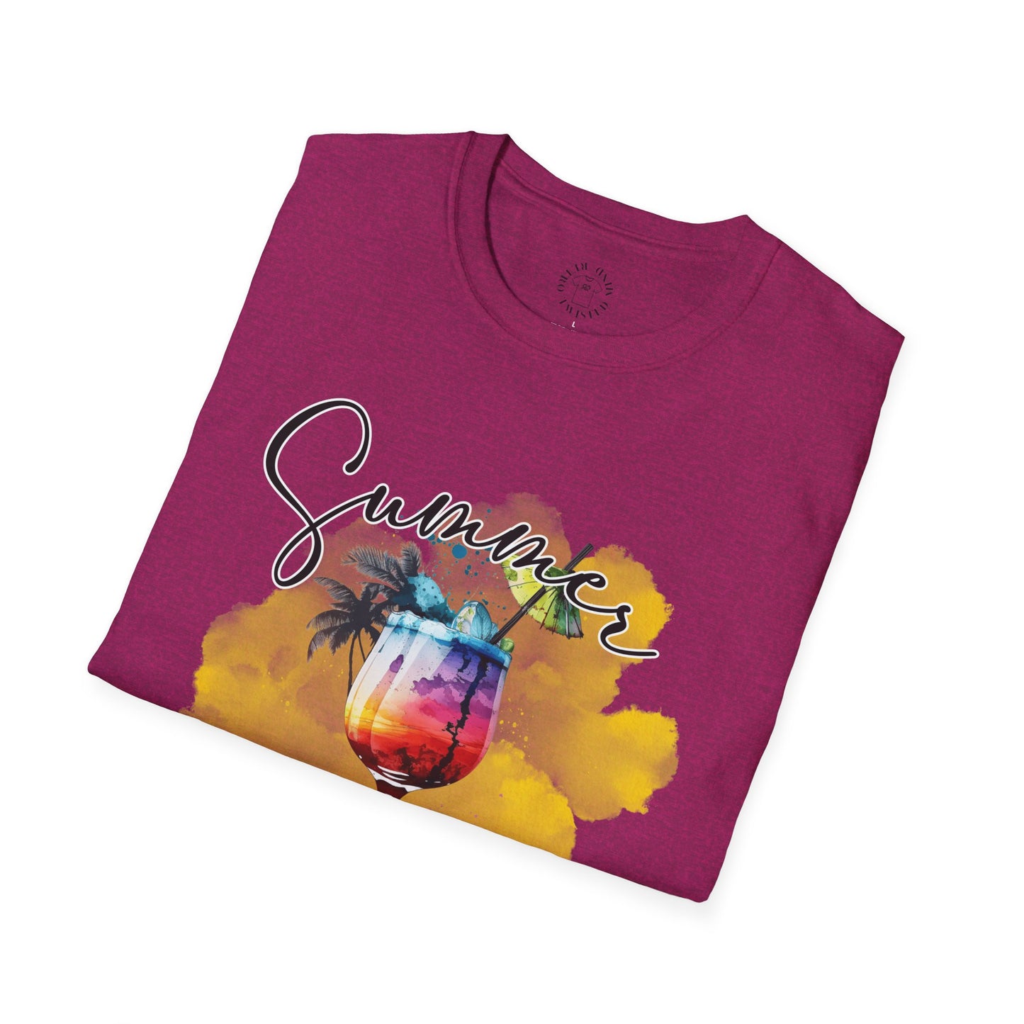 Summer Colors T-Shirt, Unisex Tee for Beach Days, Vacation Style, Summer Outing, Travel Shirt, Gift for Him/Her