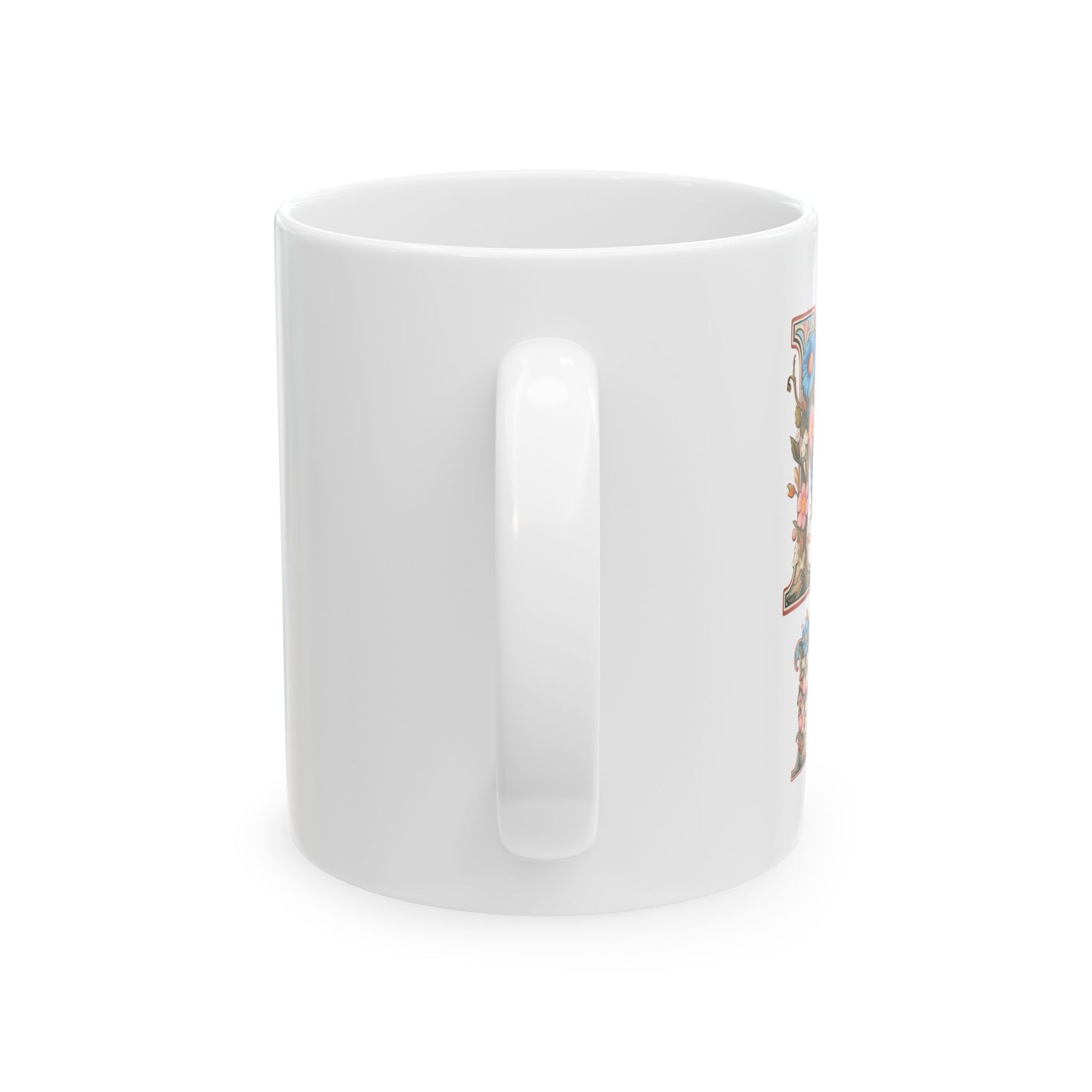 Floral Pattern Ceramic Mug - 11oz & 15oz Coffee Cup for Nature Lovers,mama, mother day gift
