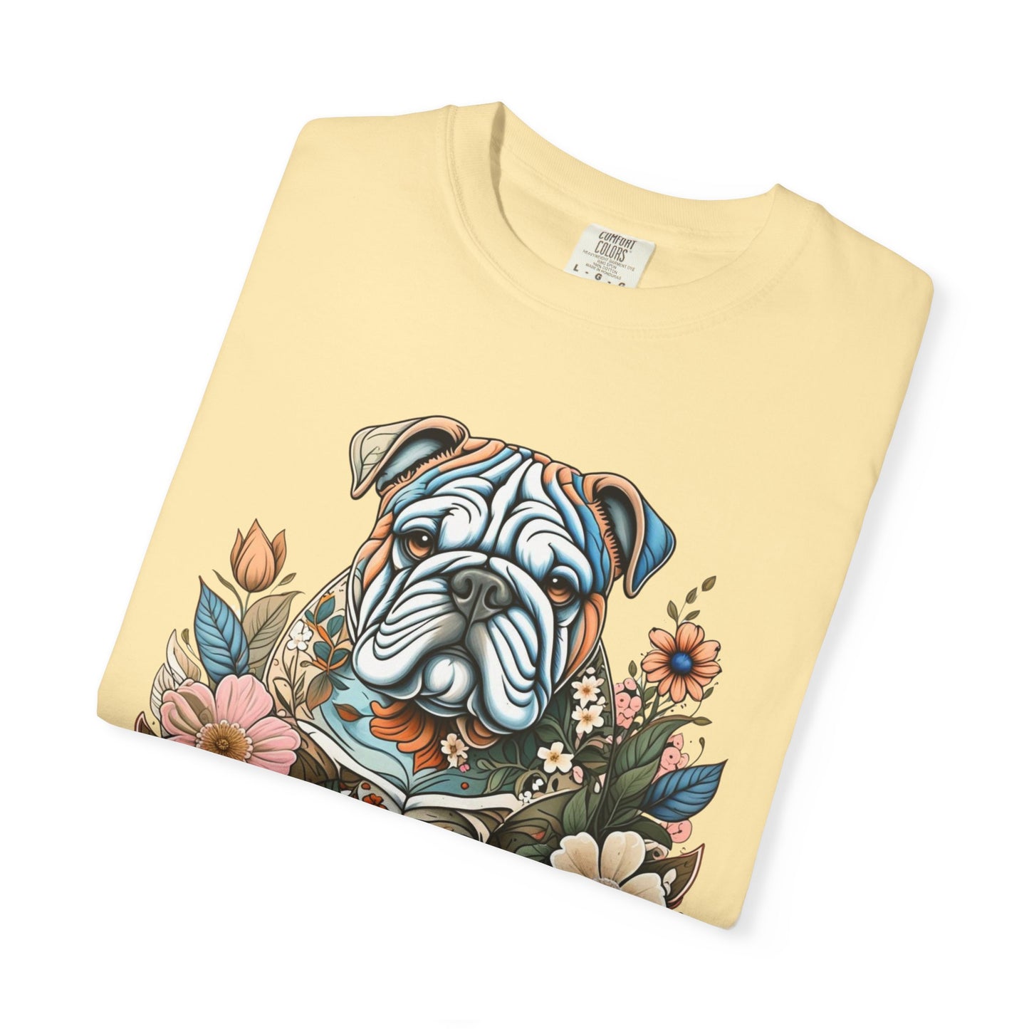 Pure Love Unisex Dog T-Shirt - Floral Graphic Tee for Pet Lovers