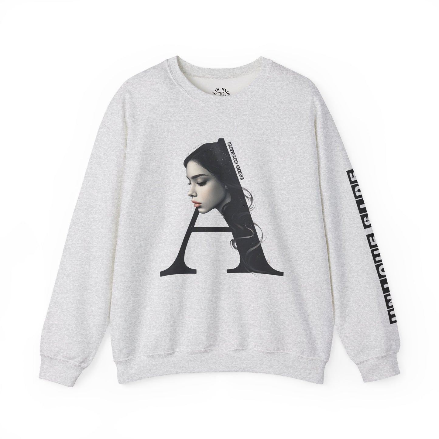 Letter A,Stylish Artistic Sweatshirt, Trendy Crewneck, Graphic Sweater, Cozy Unisex Top, Unique Gift for Art Lovers, Everyday Comfort