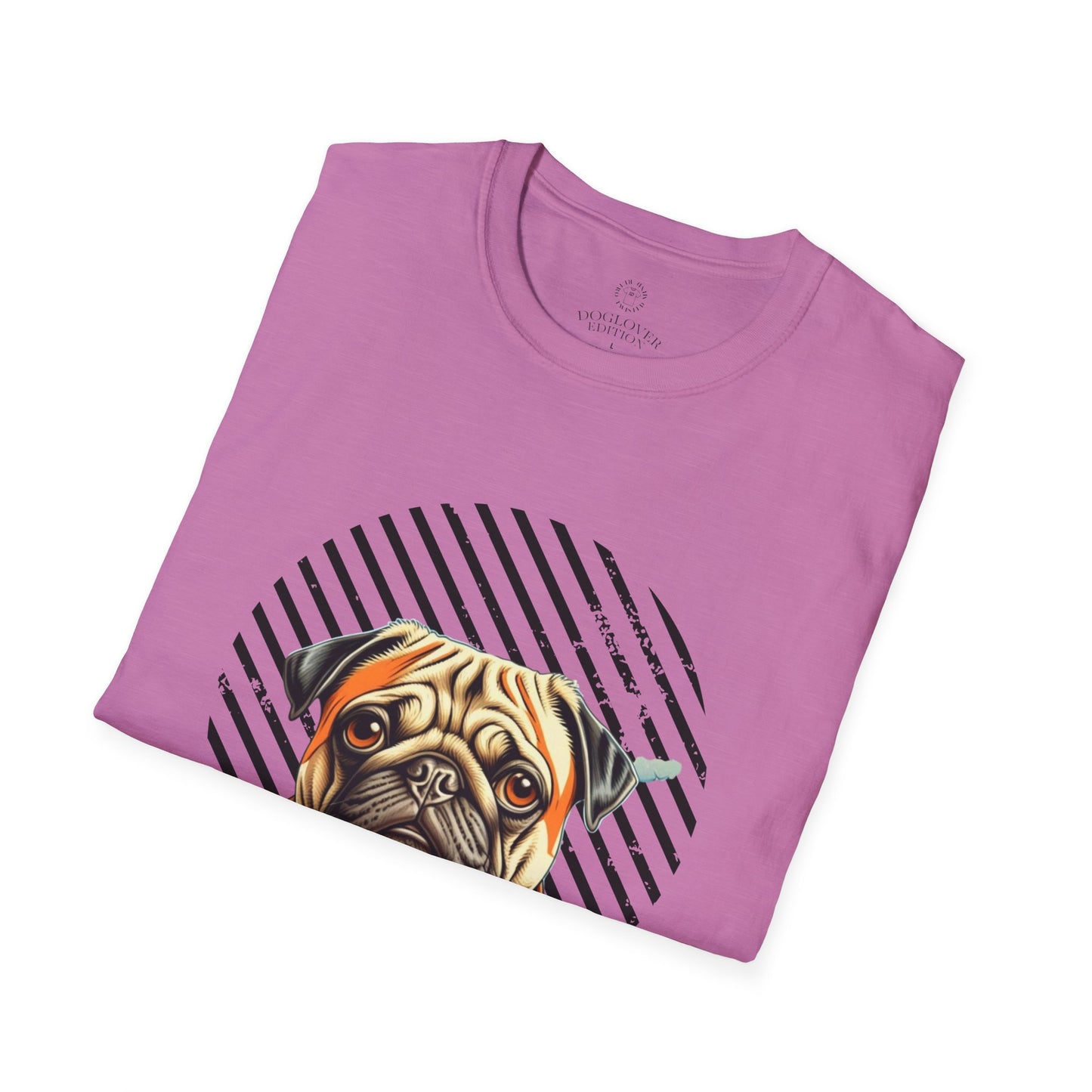 Pure Love Pug T-Shirt - Unisex Softstyle Tee