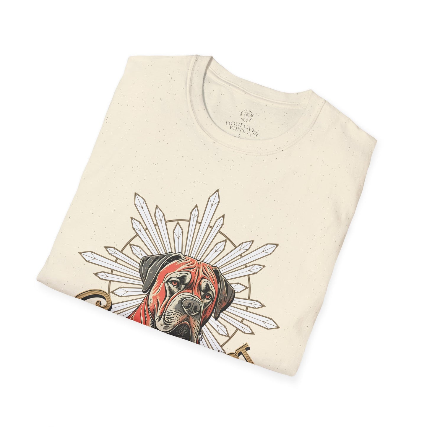 Golden Heart Dog Lover Unisex Softstyle T-Shirt