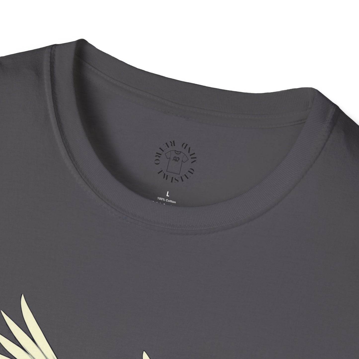Hopeful Wings Unisex Softstyle T-Shirt - Inspirational Graphic Tee,dove,twisted