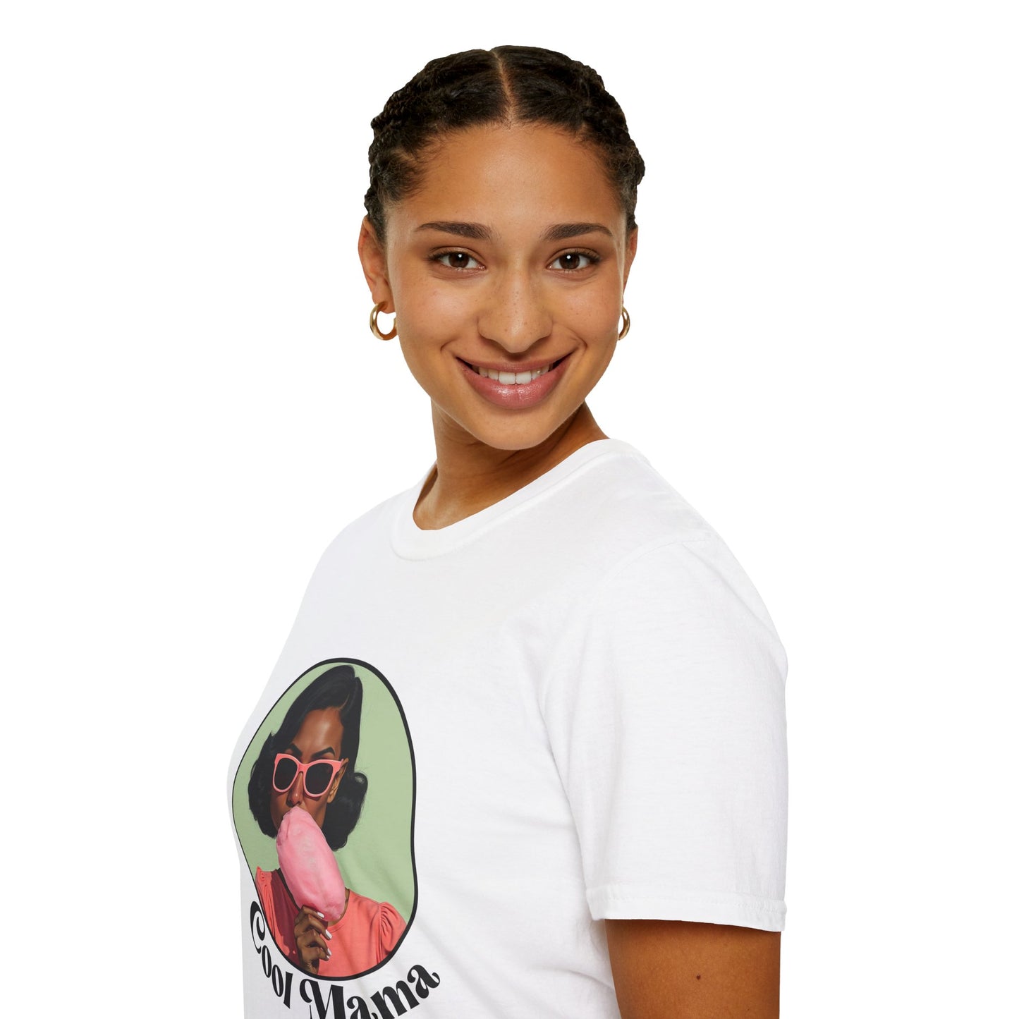 Cool Mama Graphic Unisex Softstyle T-Shirt - Perfect for Moms, Fun Gift for Mother's Day