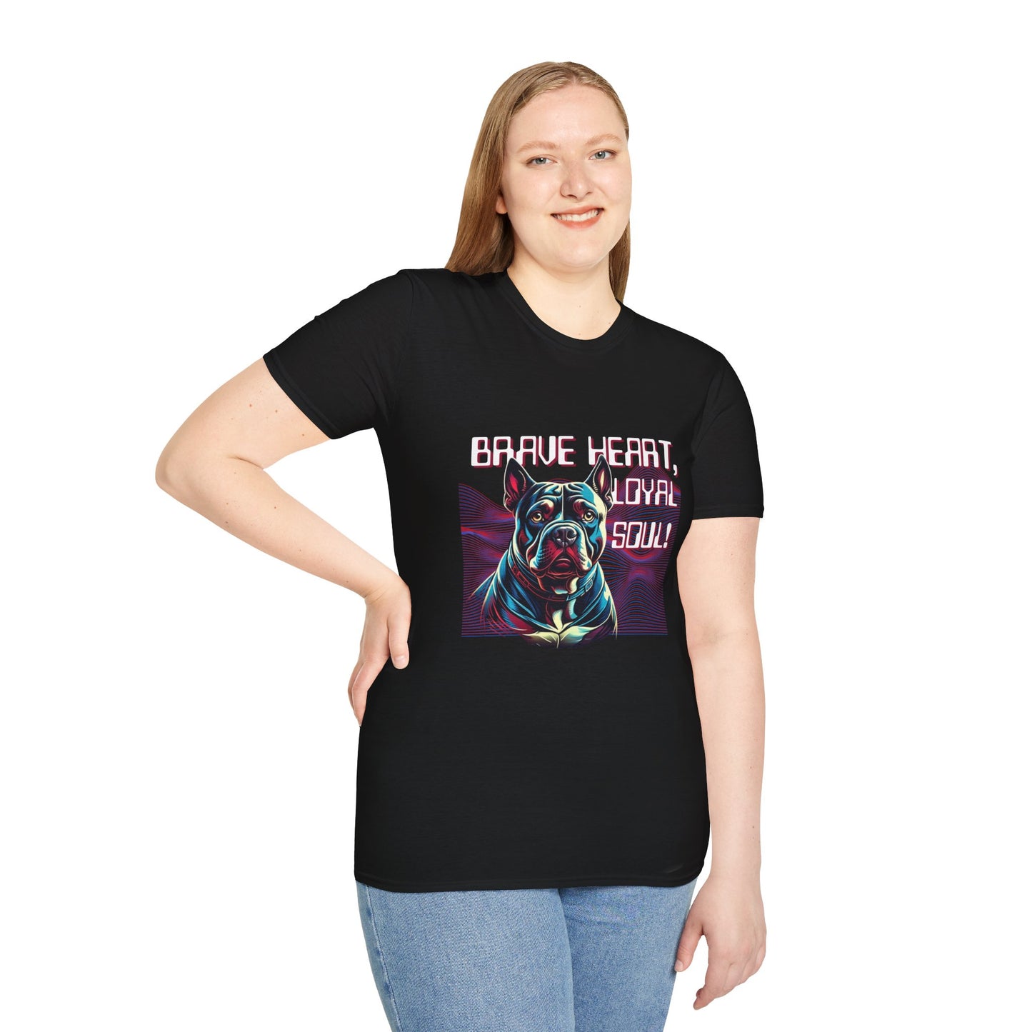 Brave Heart Loyal Soul Unisex Softstyle T-Shirt