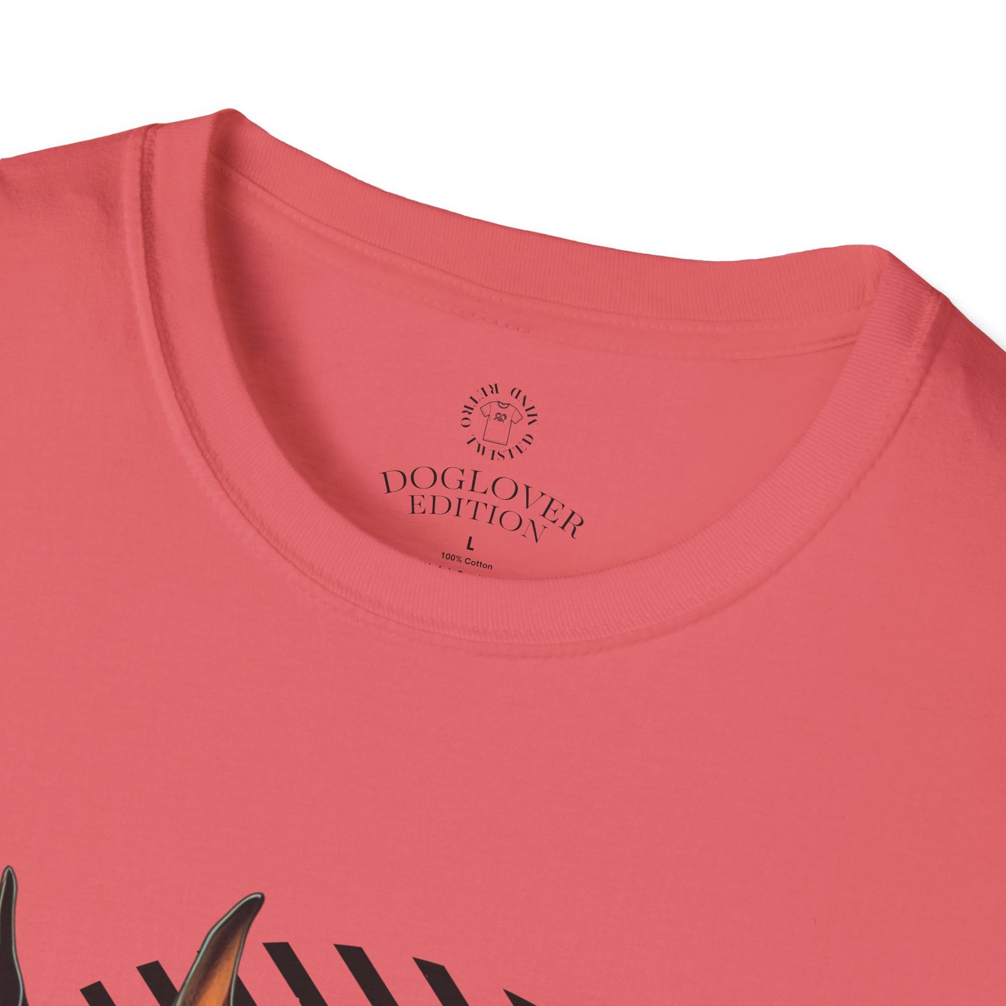 Pure Love Doberman Unisex Softstyle T-Shirt