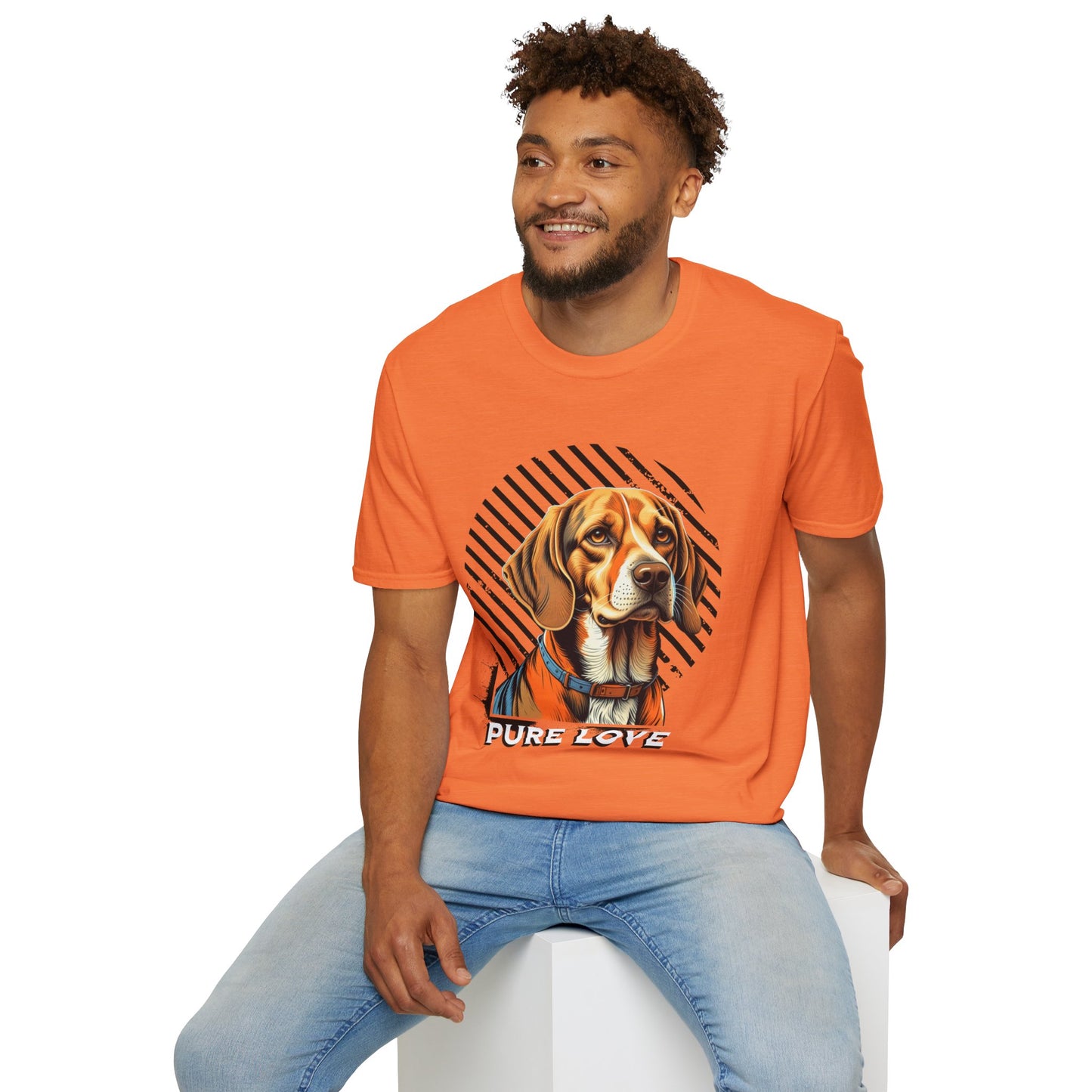 Pure Love Beagle Unisex Softstyle T-Shirt