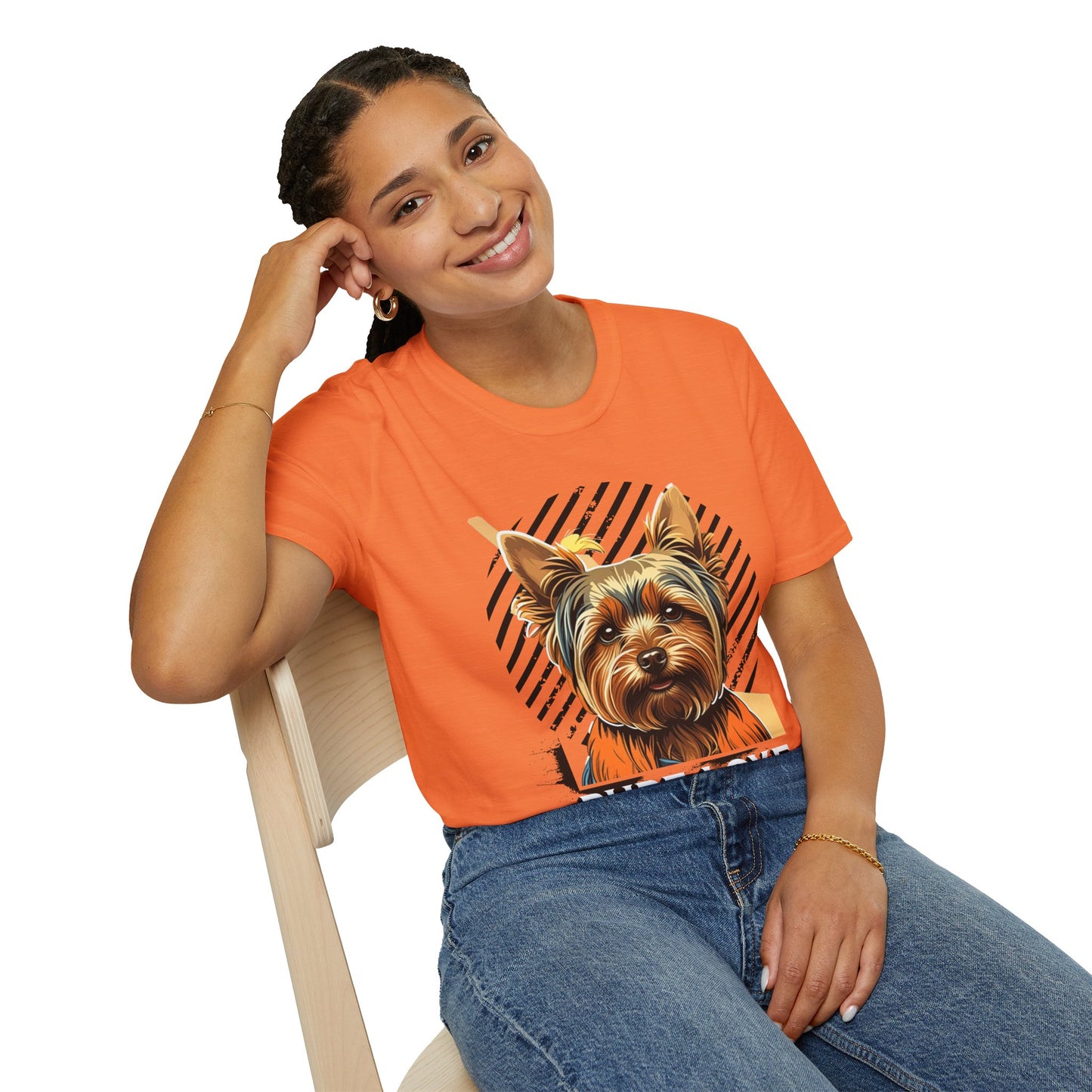 Pure Love Yorkie Unisex Softstyle T-Shirt - Perfect Gift for Dog Lovers