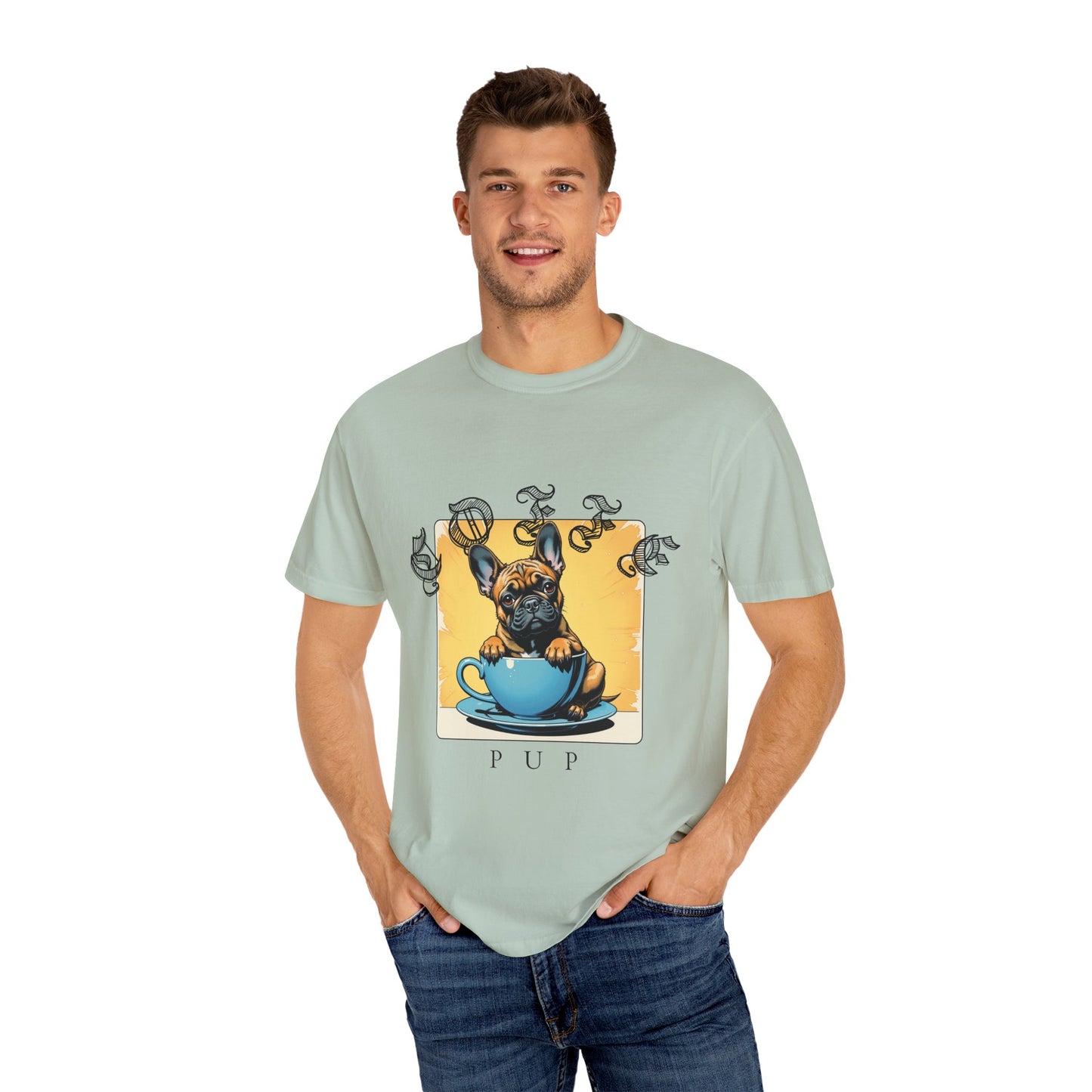Playful Pup Unisex Garment-Dyed T-Shirt