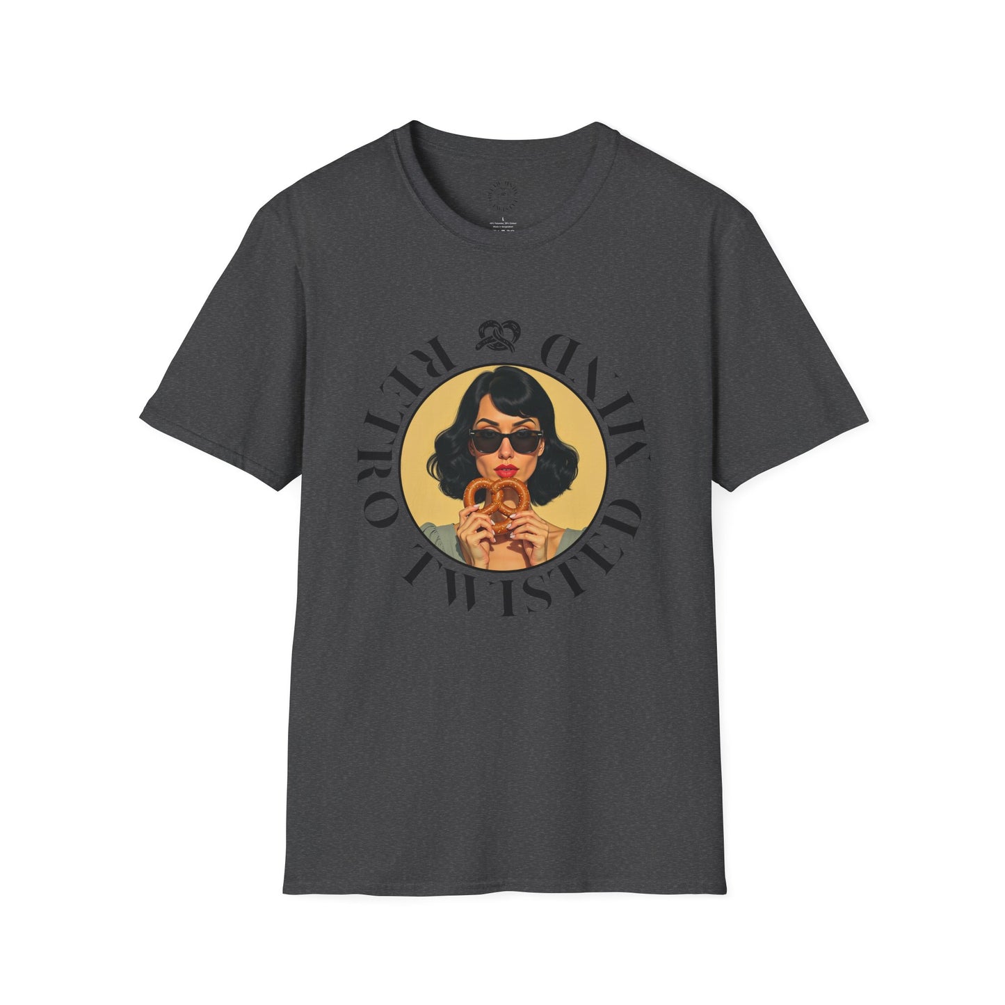 Twisted Mind, Unisex Softstyle T-Shirt - Retro Vibe Graphic Tee, twisted