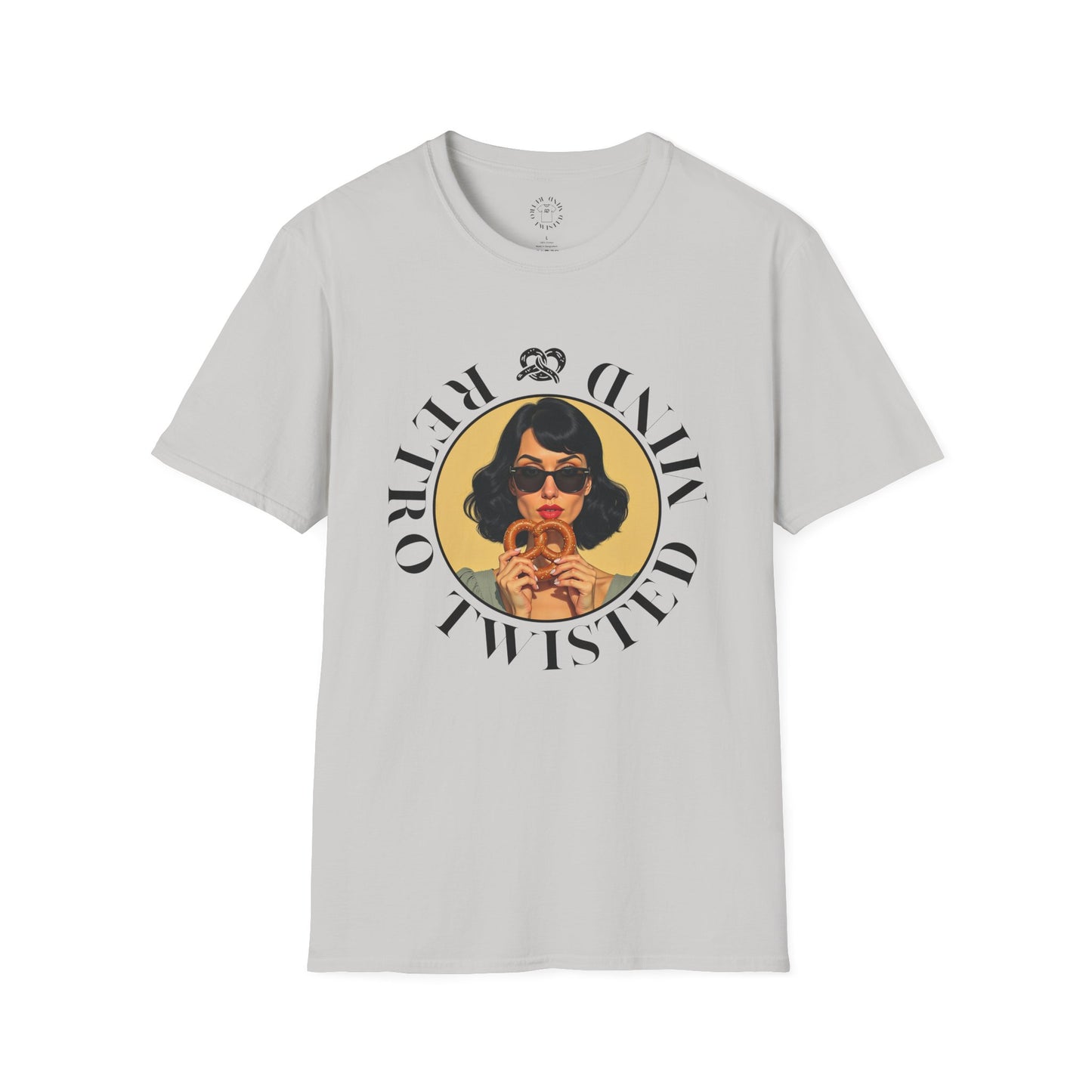 Twisted Mind, Unisex Softstyle T-Shirt - Retro Vibe Graphic Tee, twisted