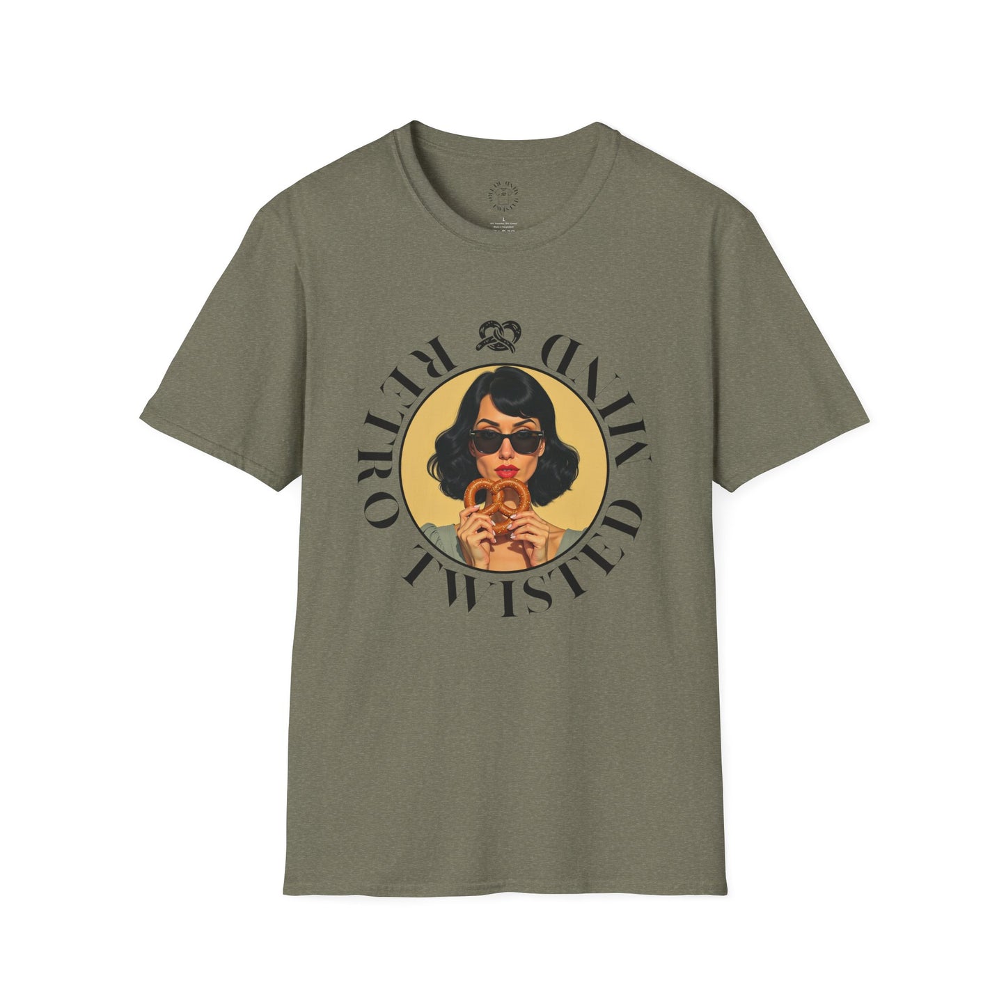 Twisted Mind, Unisex Softstyle T-Shirt - Retro Vibe Graphic Tee, twisted