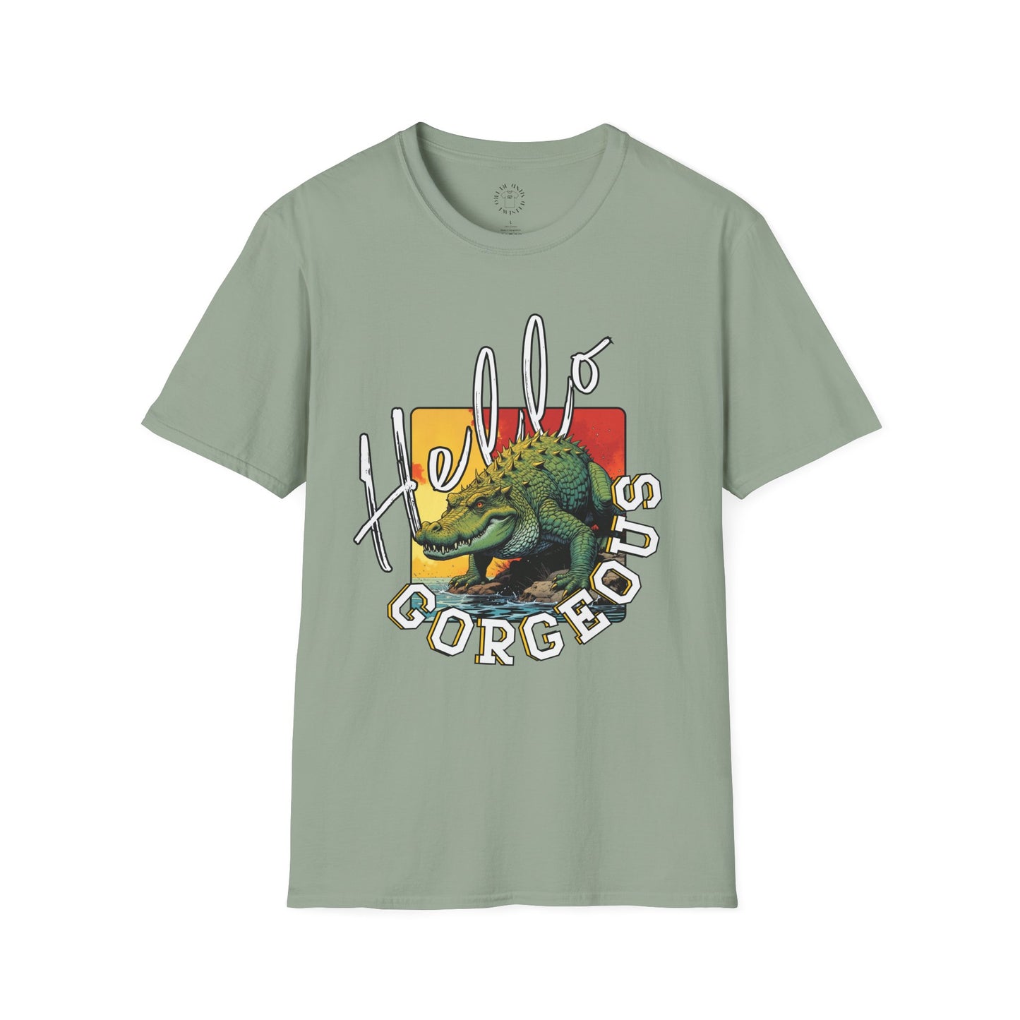 Hello Gorgeous Unisex Softstyle T-Shirt – Fun and Casual Graphic Tee,florida,gator,