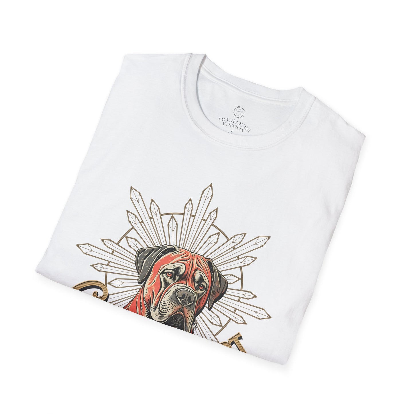Golden Heart Dog Lover Unisex Softstyle T-Shirt