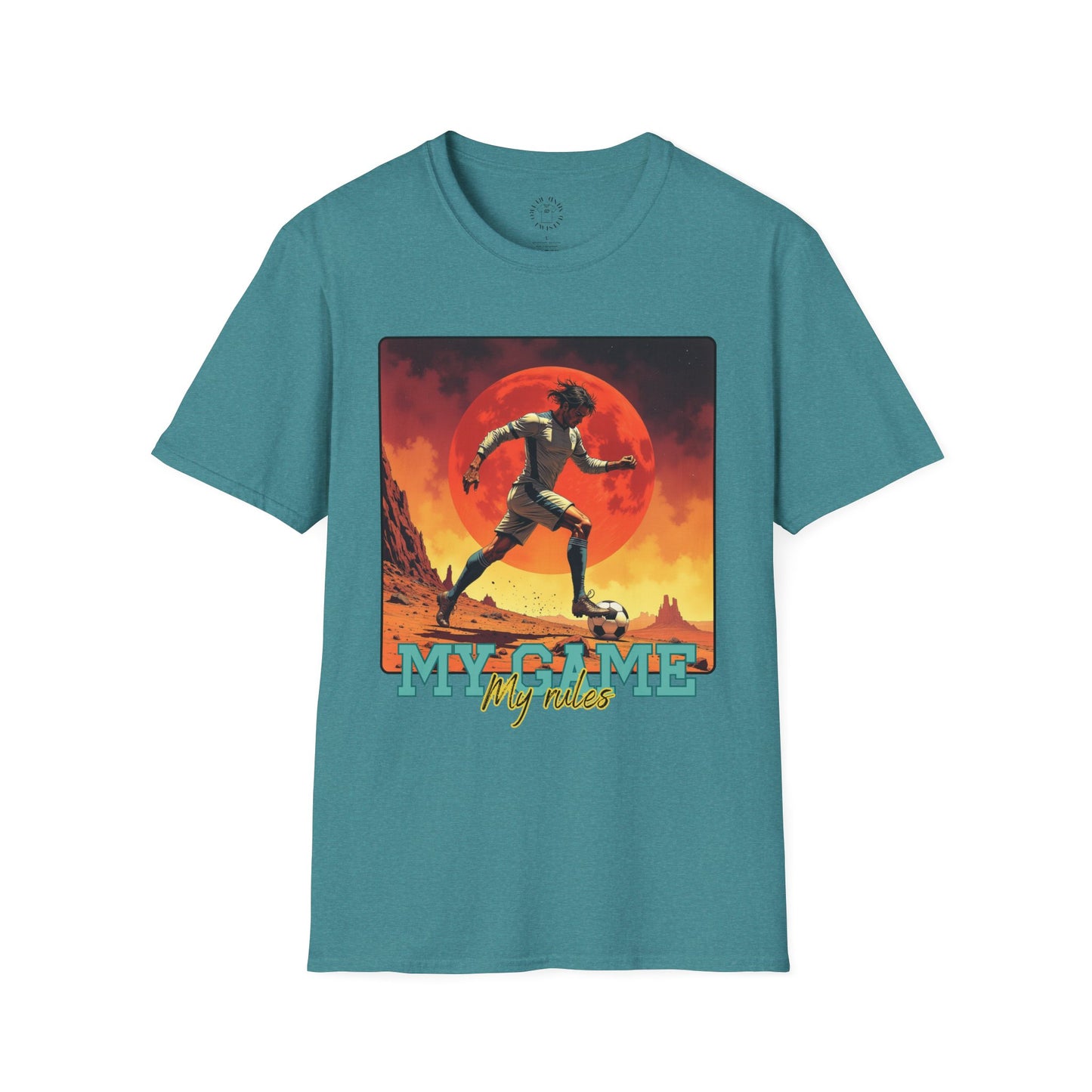 My Game My Rules Unisex Softstyle T-Shirt,soccer ,sport