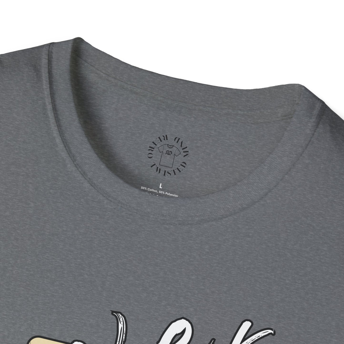 Never Slow Down Motorcycle T-Shirt - Unisex Softstyle Graphic Tee,biker, scull ,twisted