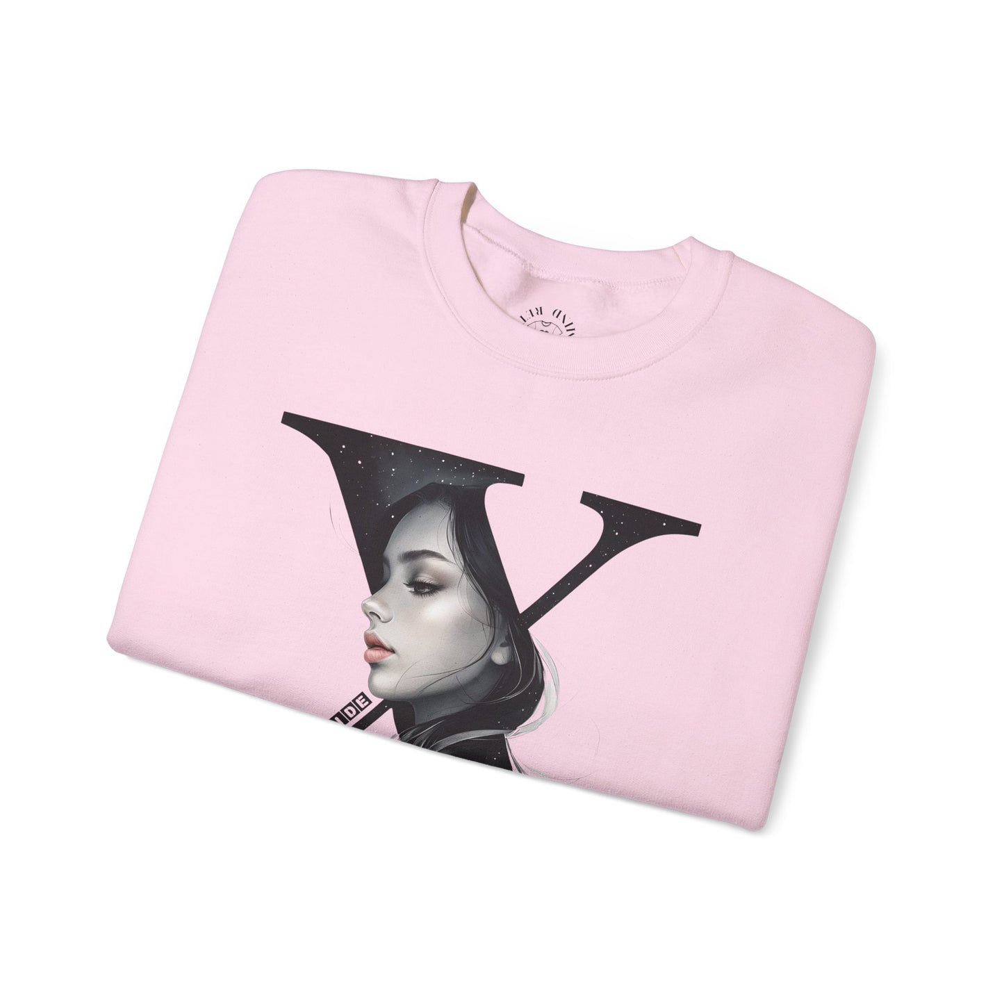 Letter X, Stylish Artistic Sweatshirt, Trendy Crewneck, Graphic Sweater, Cozy Unisex Top, Unique Gift for Art Lovers, Everyday Comfort